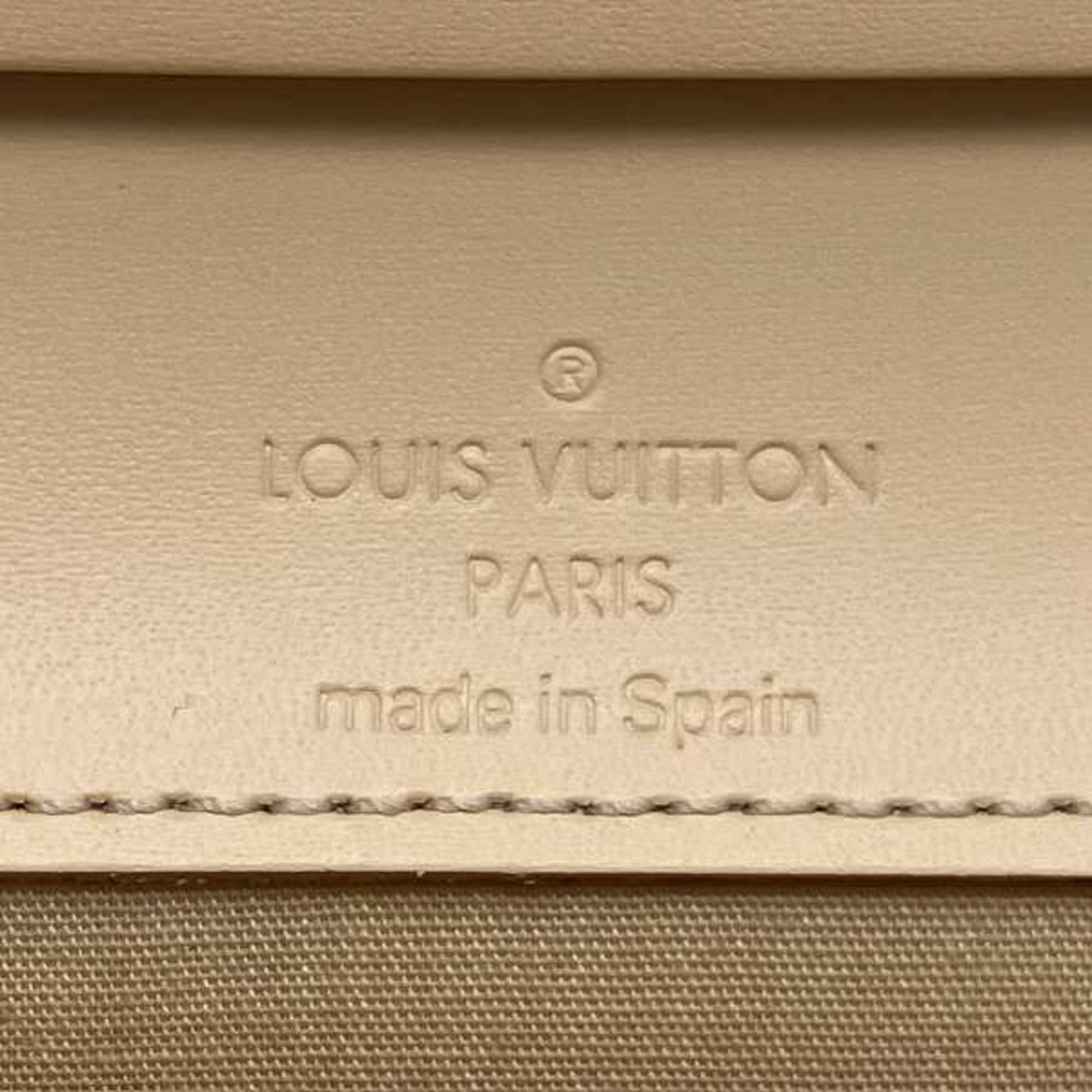 Louis Vuitton Honfleur, Beige, Leather, shoulder