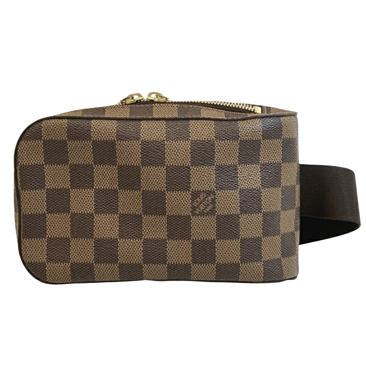 Louis Vuitton Geronimos, Brown, Canvas, clutch