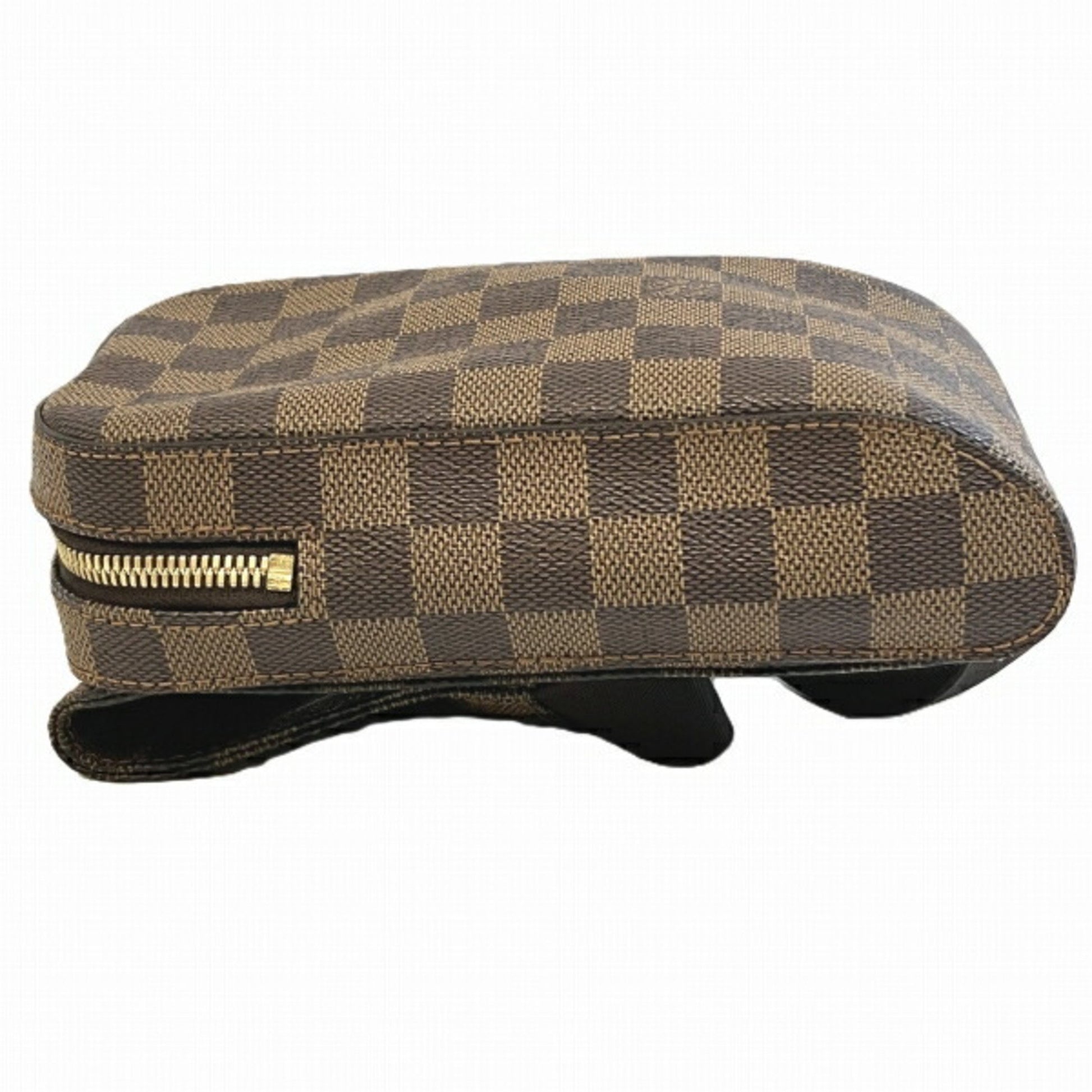 Louis Vuitton Geronimos, Brown, Canvas, clutch