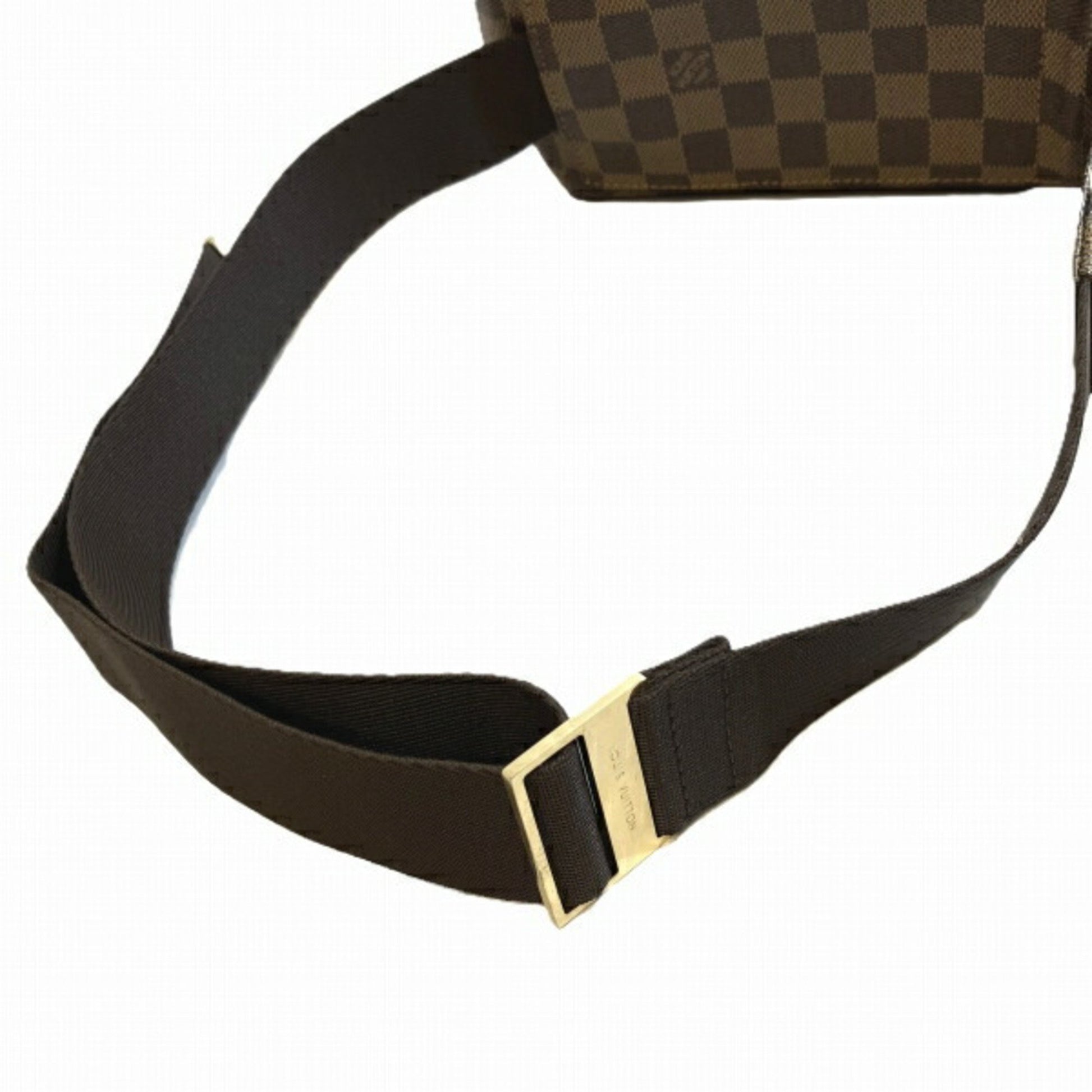 Louis Vuitton Geronimos, Brown, Canvas, clutch