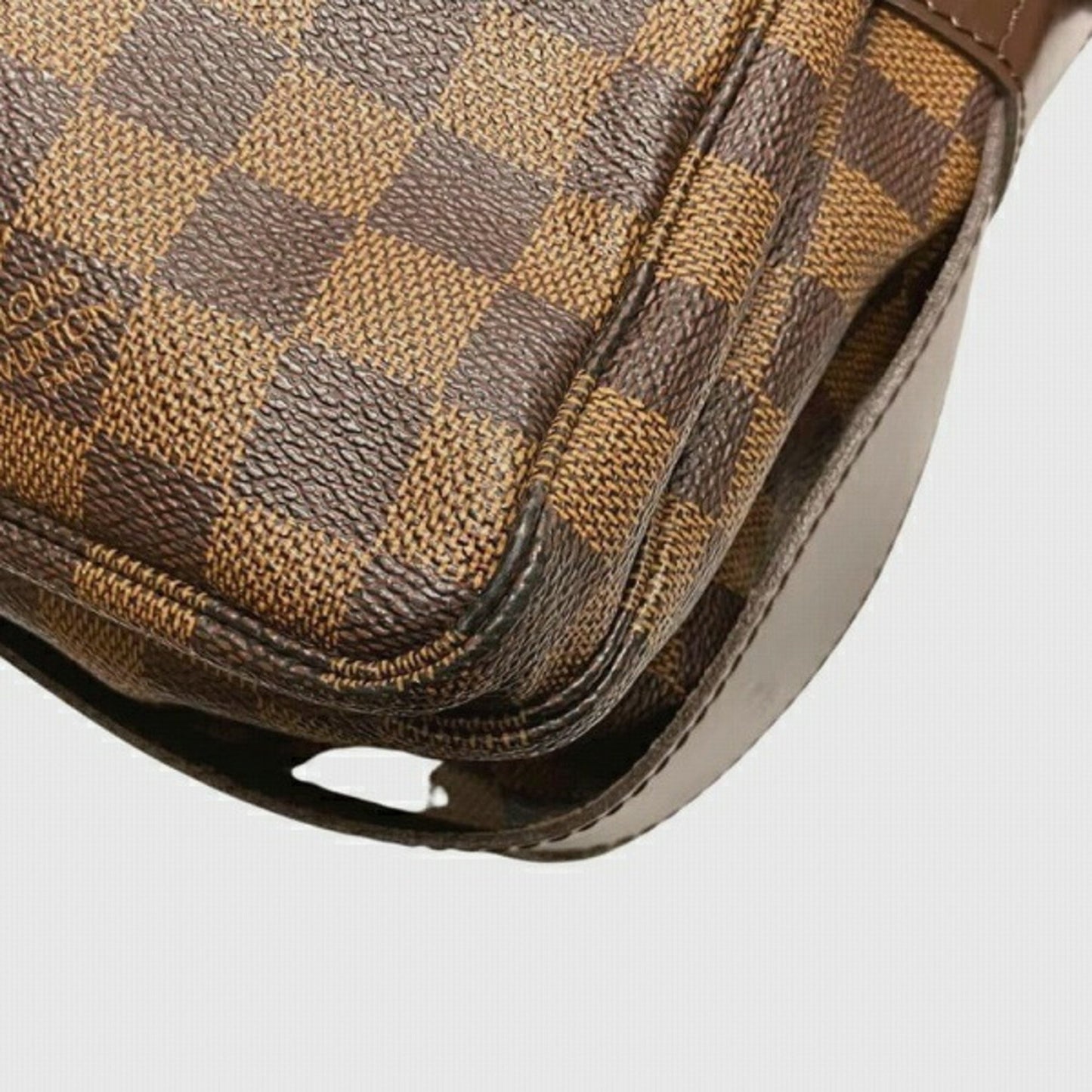 Louis Vuitton Naviglio, Brown, Canvas, shoulder