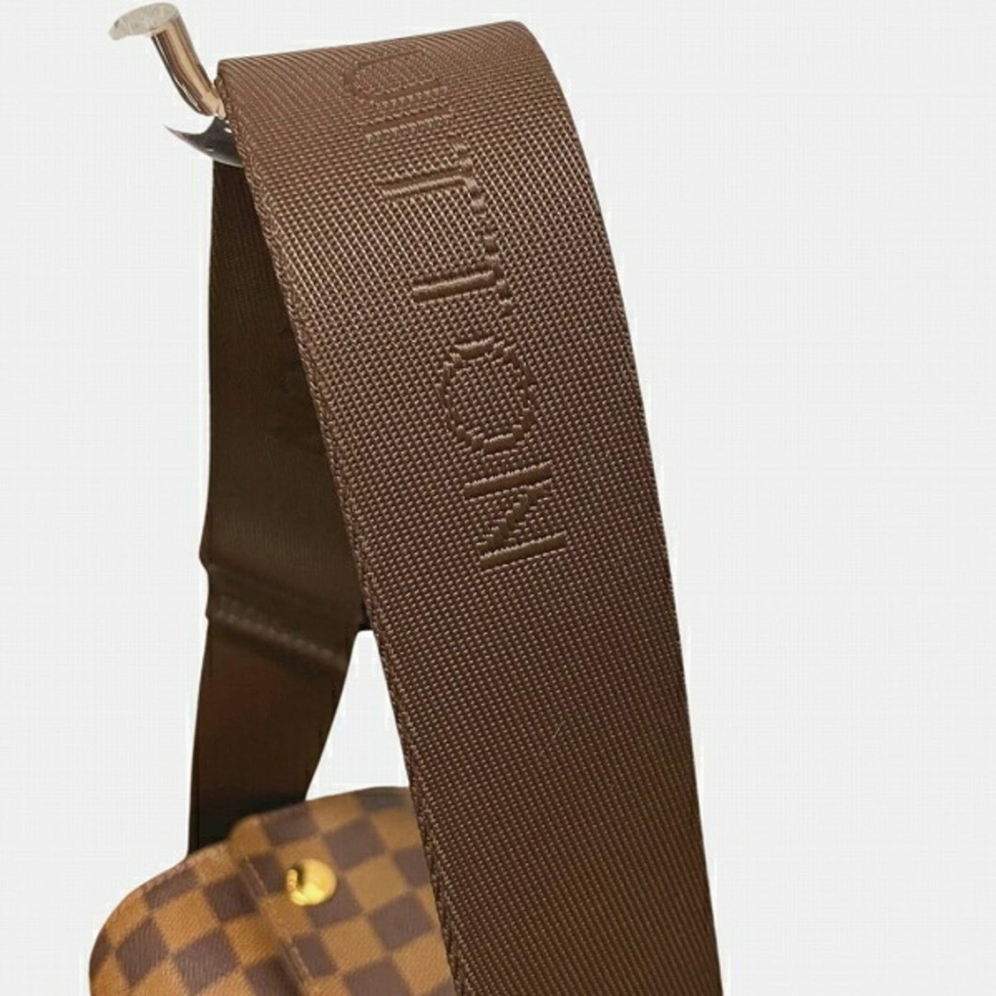 Louis Vuitton Naviglio, Brown, Canvas, shoulder