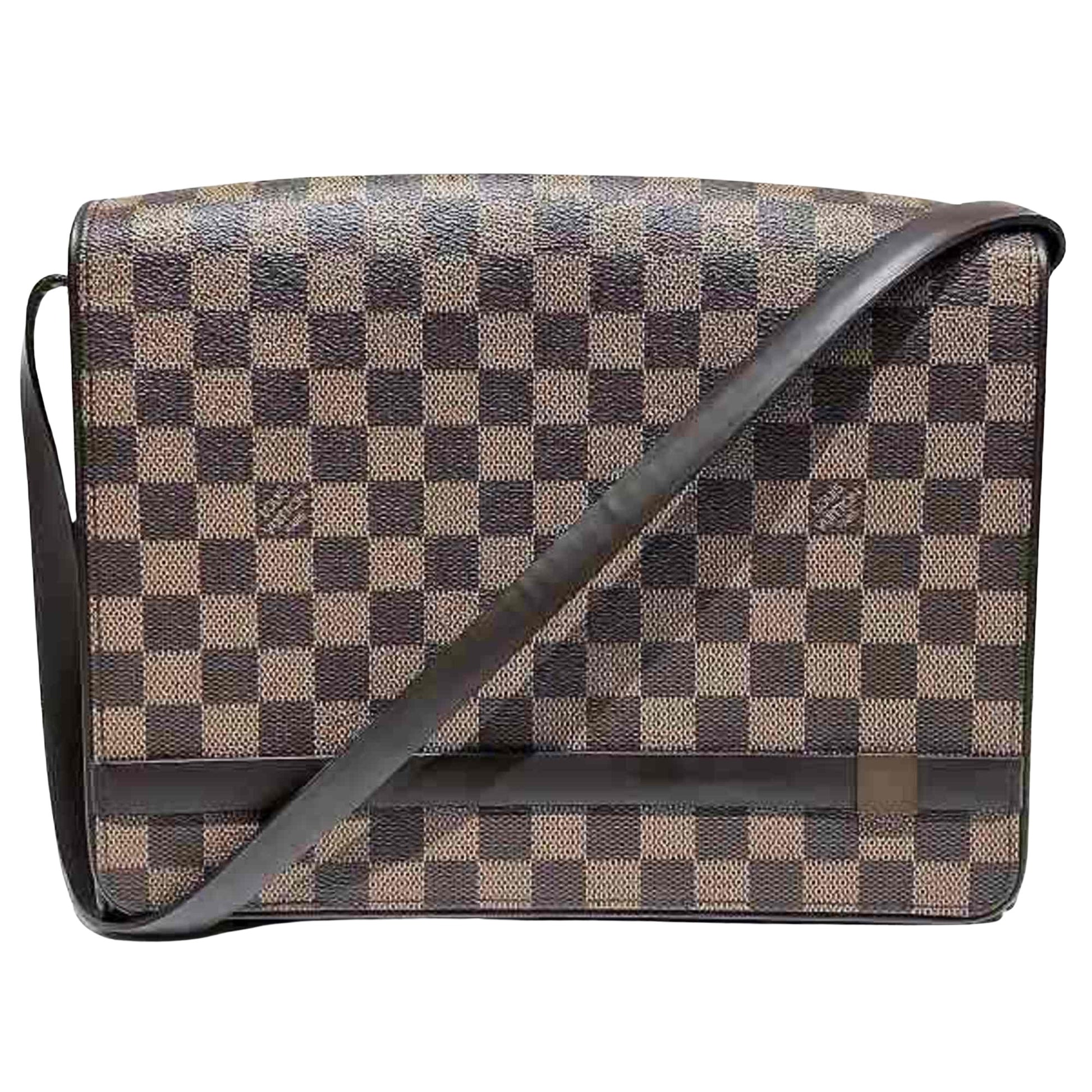 Louis Vuitton Tribeca, Brown, Canvas, shoulder