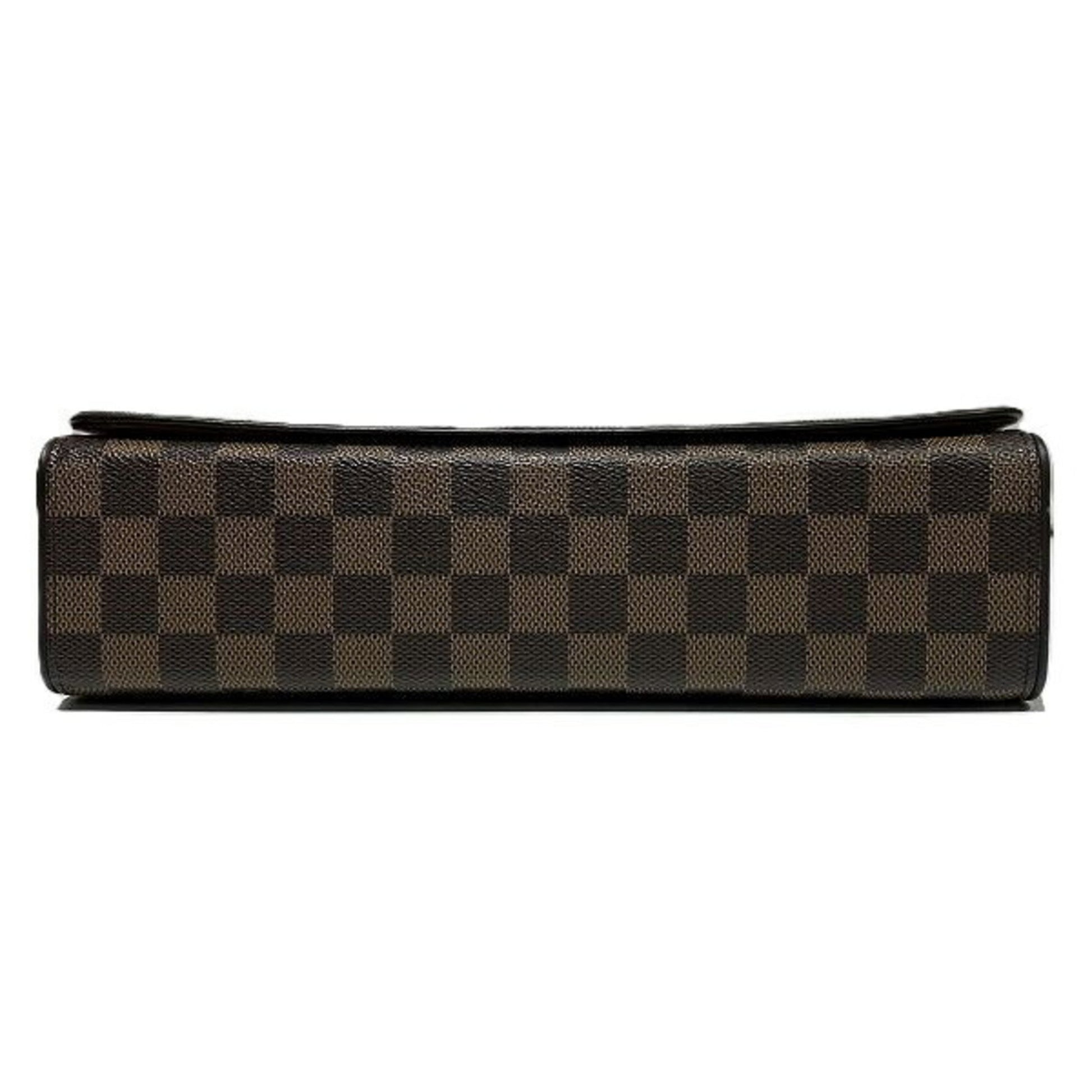 Louis Vuitton Tribeca, Brown, Canvas, shoulder