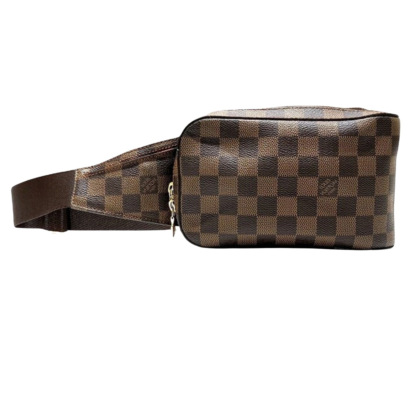 Louis Vuitton Geronimos, Brown, Canvas, clutch