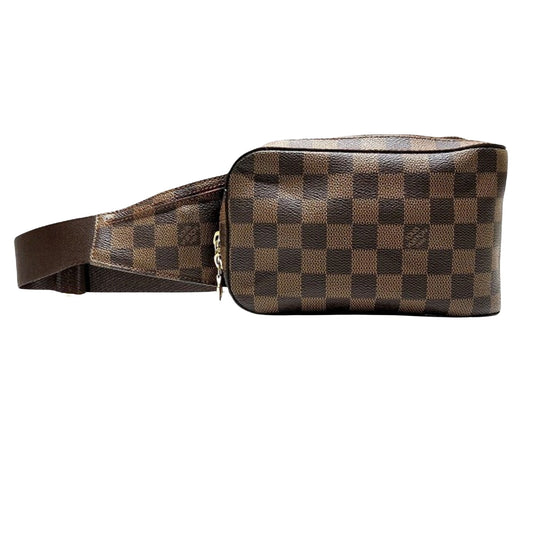 Louis Vuitton Geronimos, Brown, Canvas, clutch