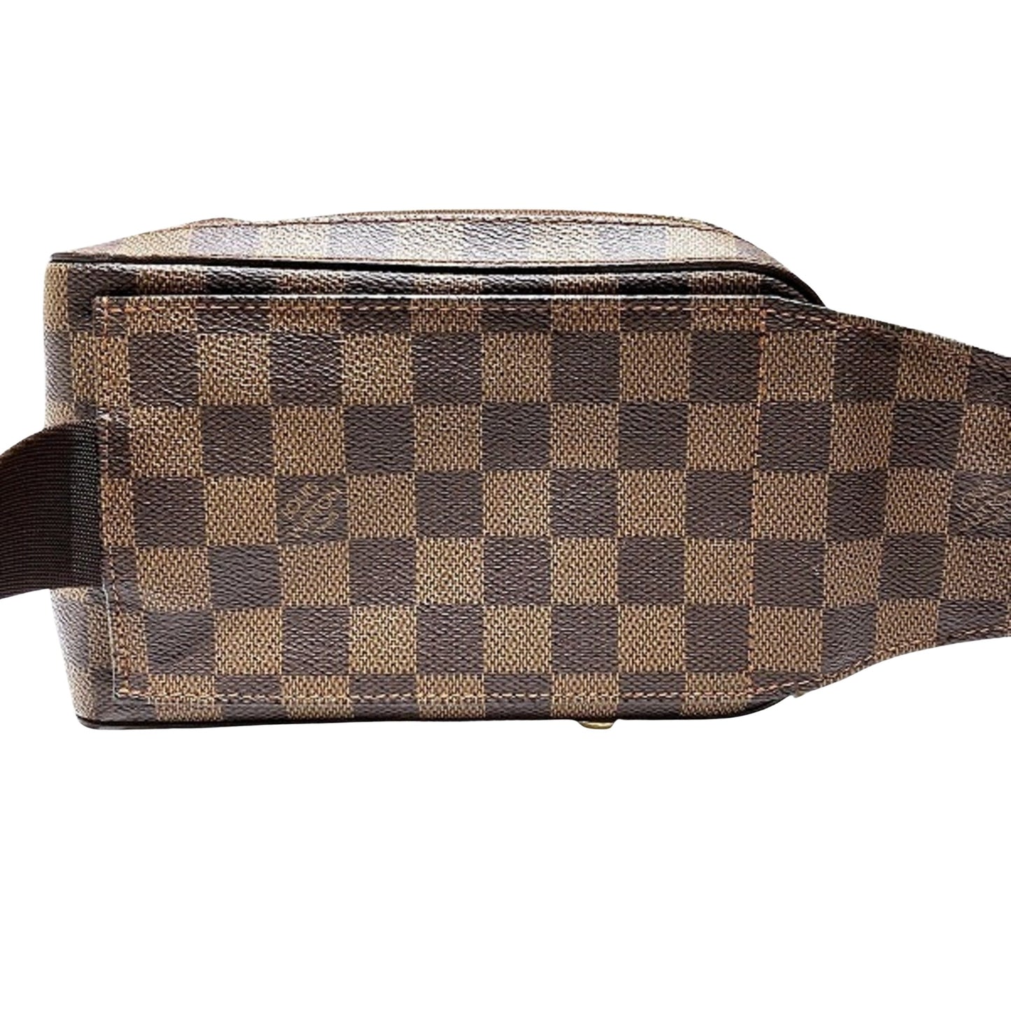 Louis Vuitton Geronimos, Brown, Canvas, clutch