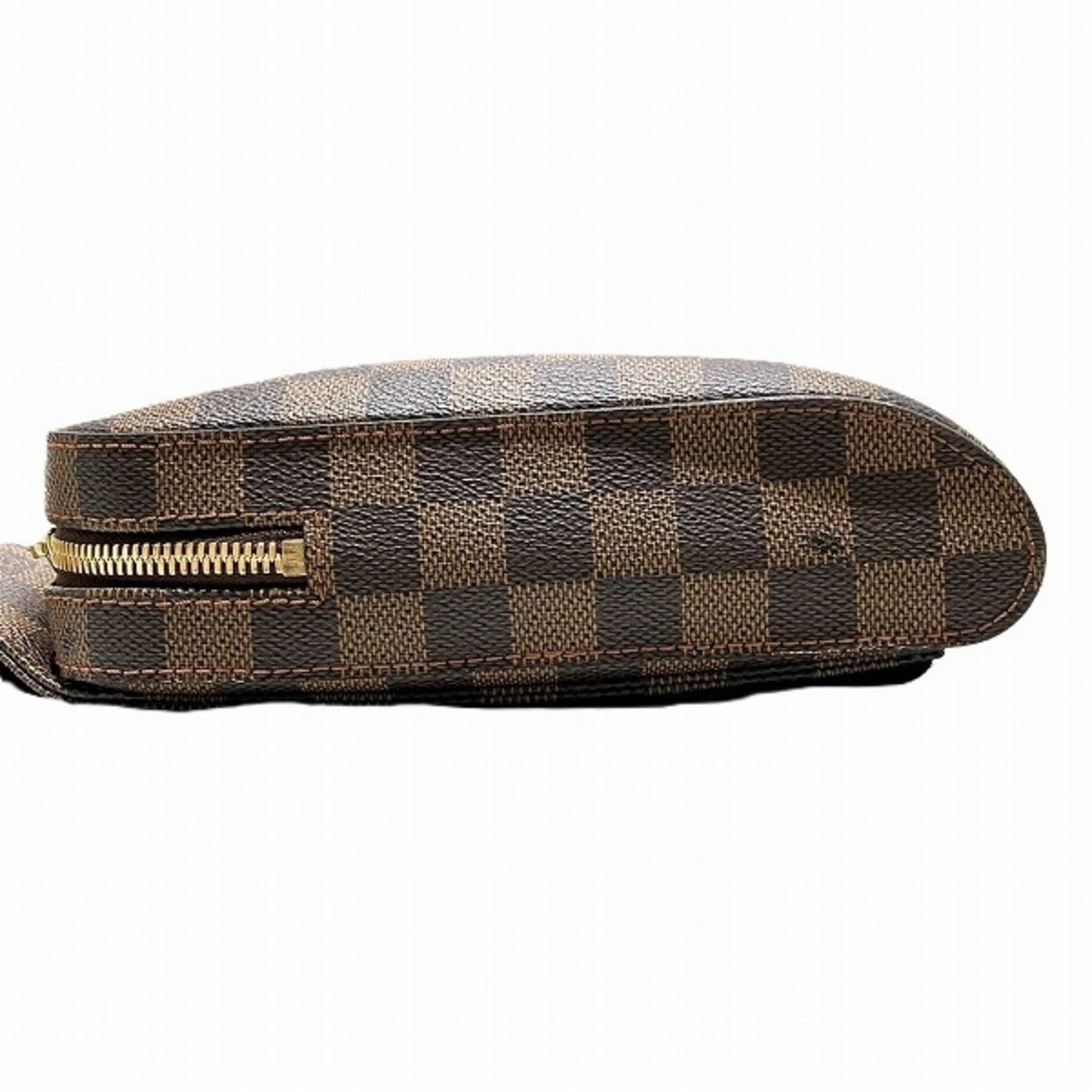 Louis Vuitton Geronimos, Brown, Canvas, clutch