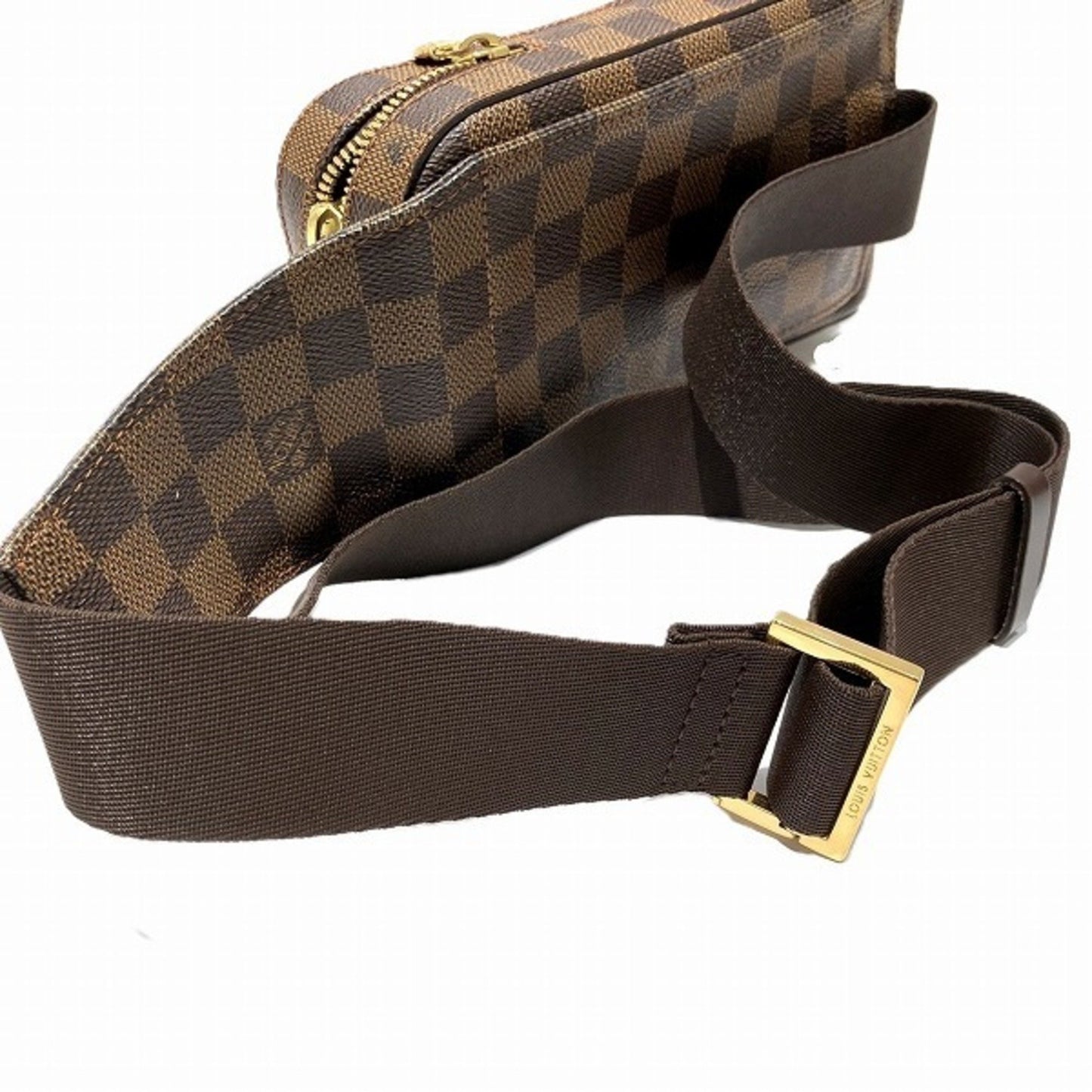 Louis Vuitton Geronimos, Brown, Canvas, clutch