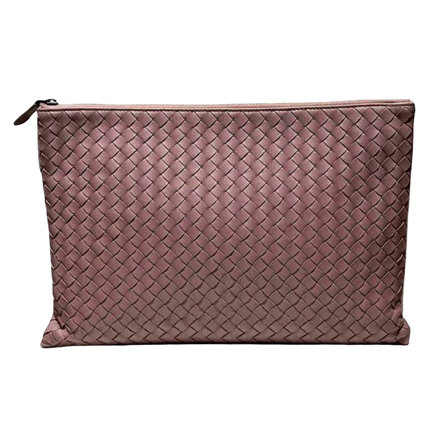 Bottega Veneta Intrecciato, Pink, Leather, clutch