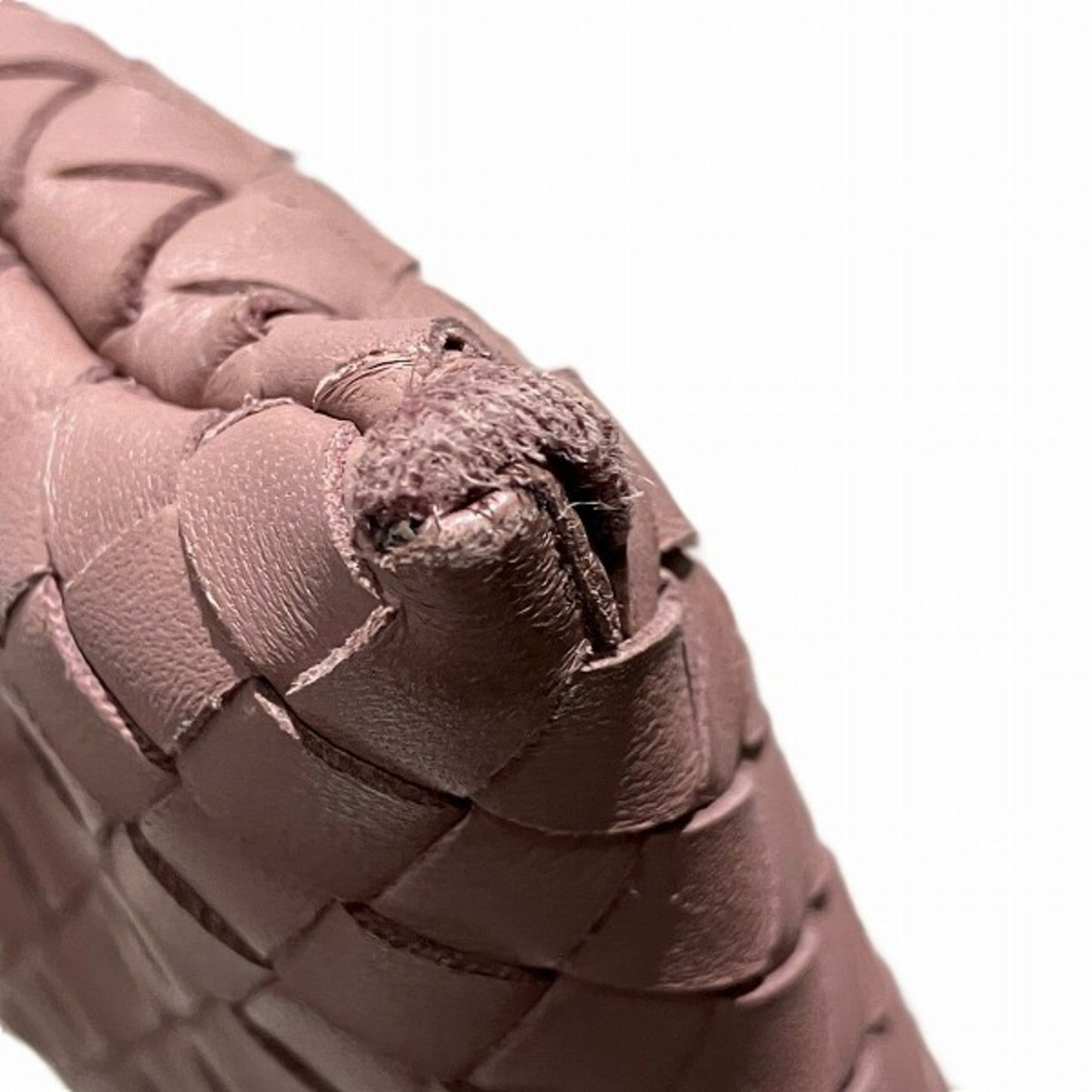 Bottega Veneta Intrecciato, Pink, Leather, clutch