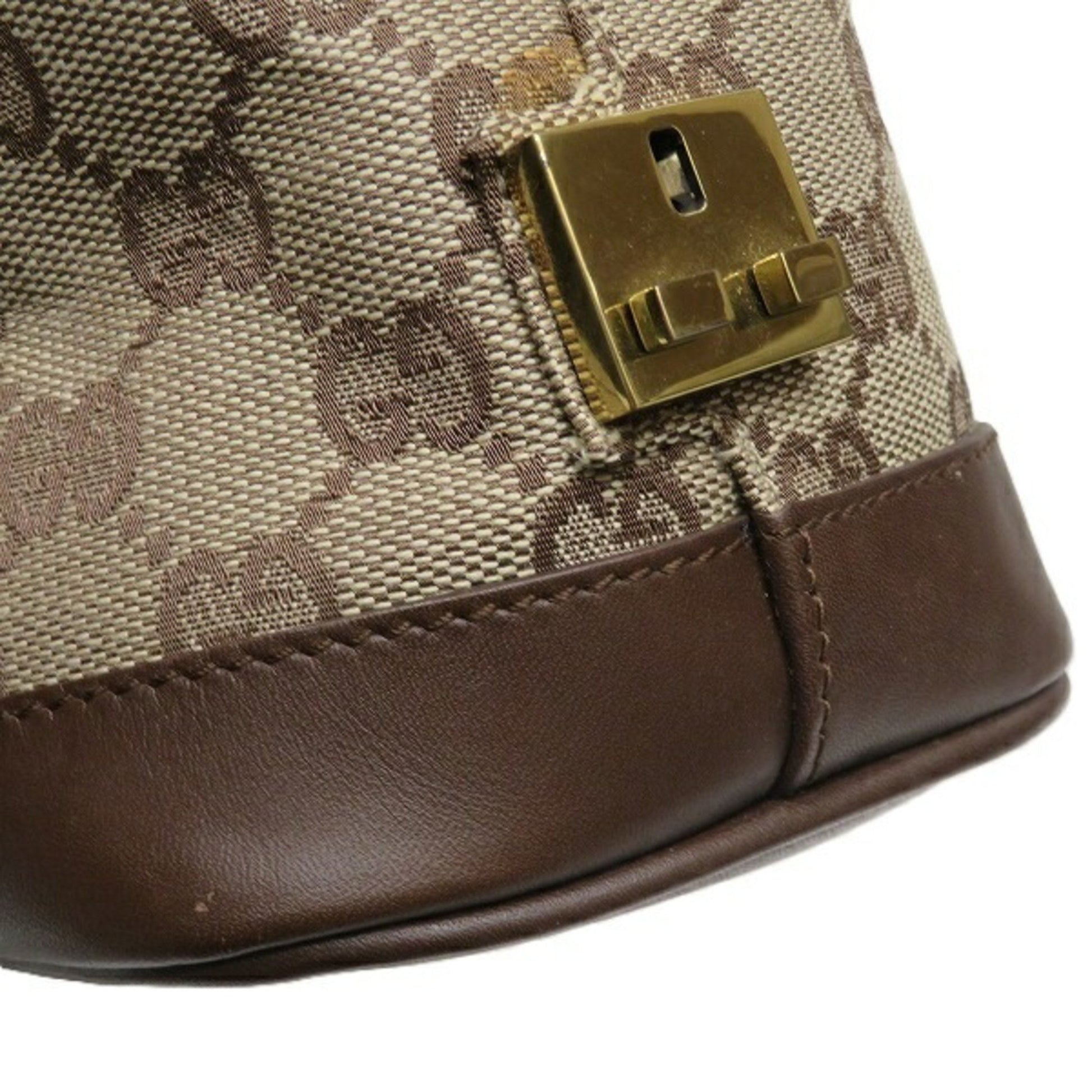 Gucci GG canvas, Brown, Canvas, handbag