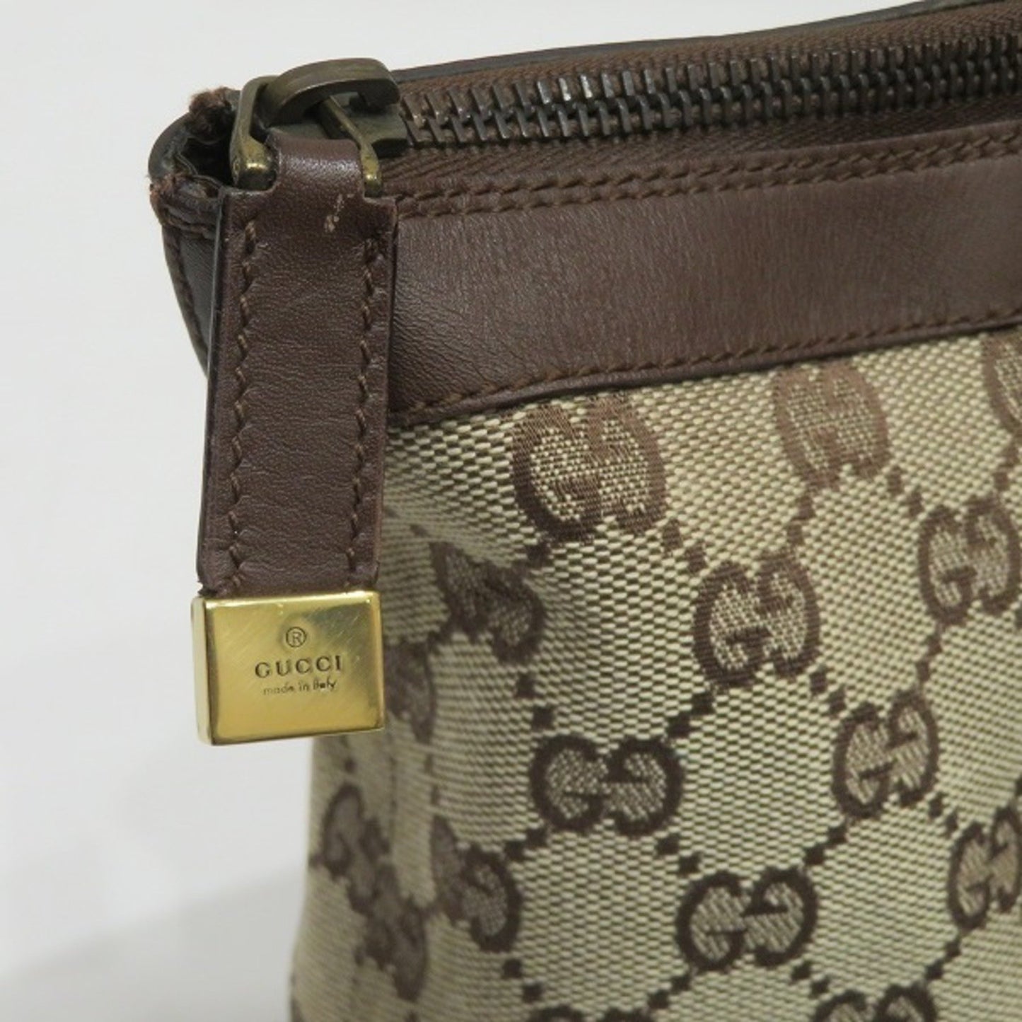 Gucci GG canvas, Brown, Canvas, handbag