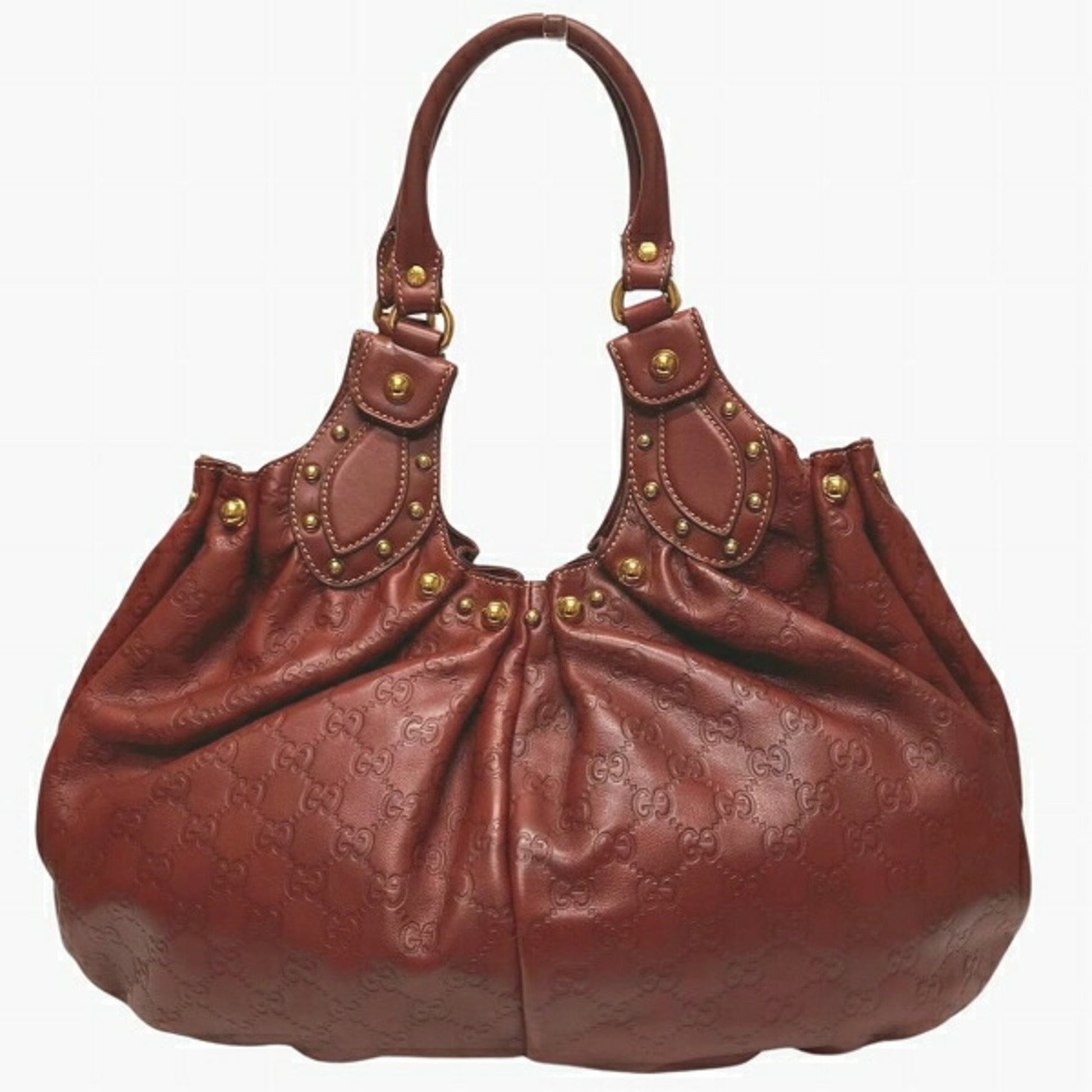 Gucci Guccissima, Brown, Leather, handbag