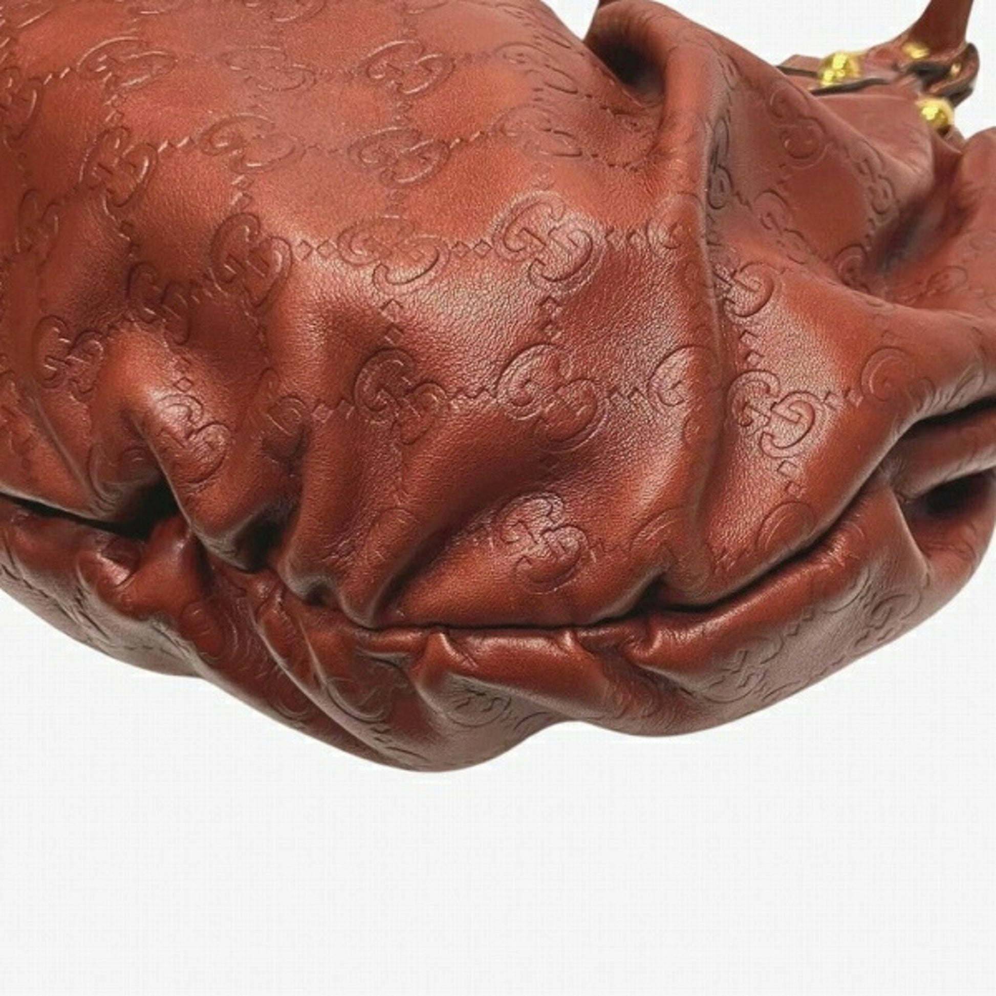 Gucci Guccissima, Brown, Leather, handbag