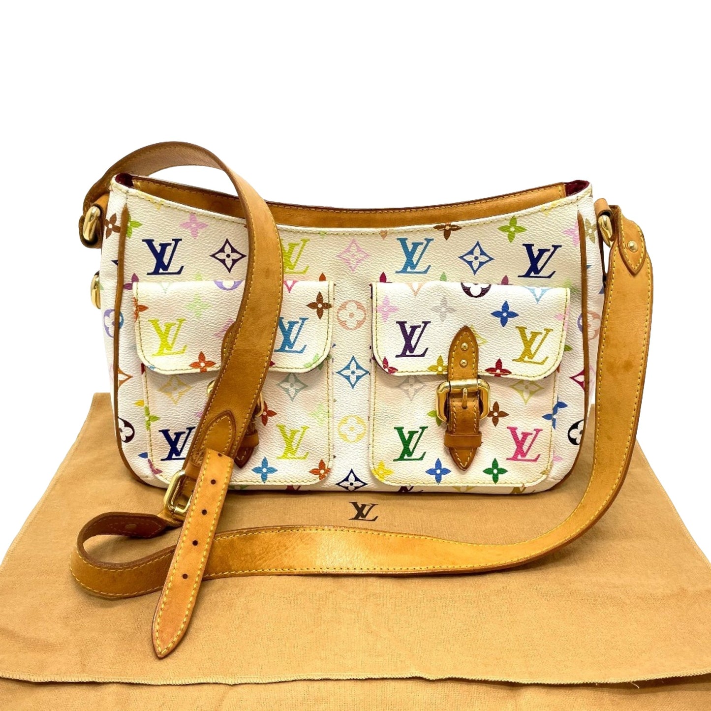 Louis Vuitton Lodge, Multicolour, Canvas, shoulder