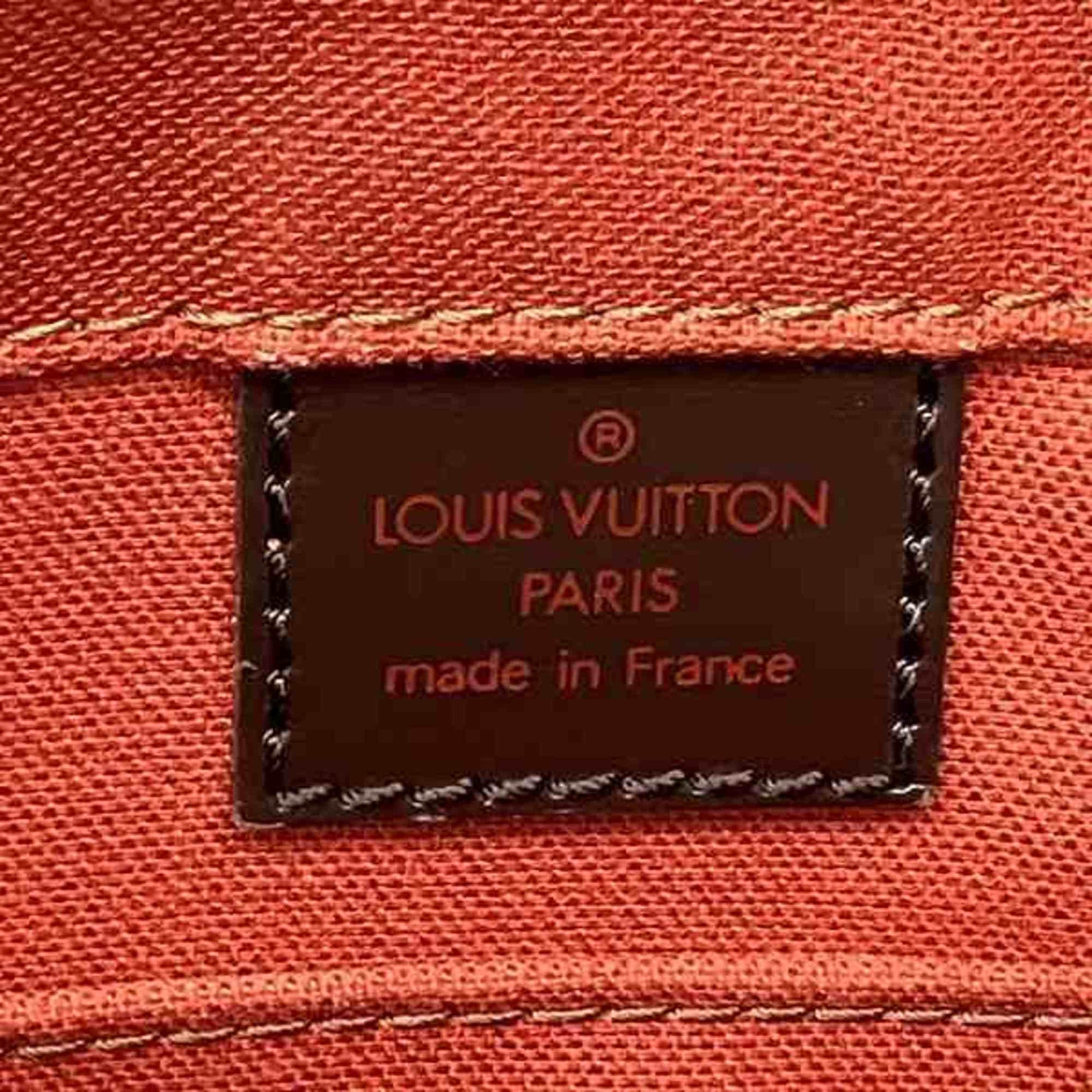 Louis Vuitton Bastille, Brown, Canvas, shoulder