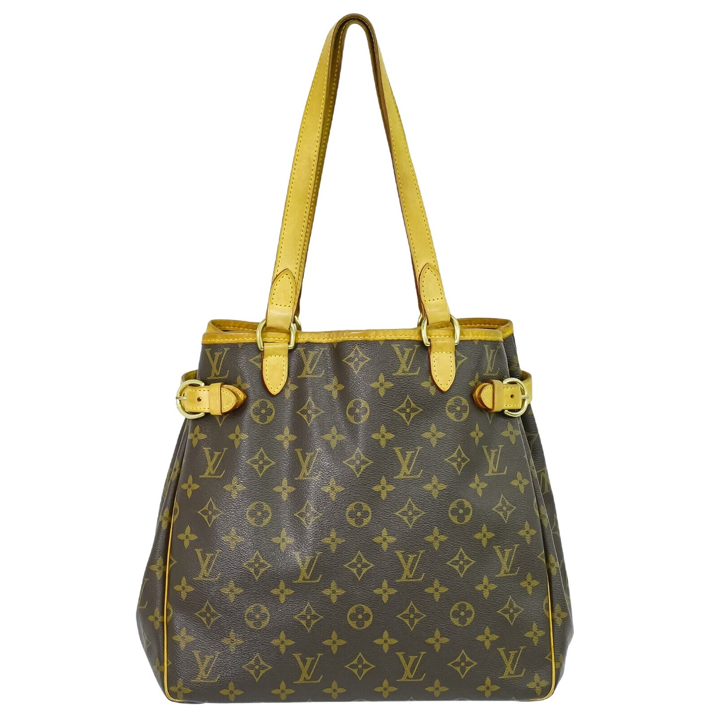 Louis Vuitton Batignolles, Brown, Canvas, tote