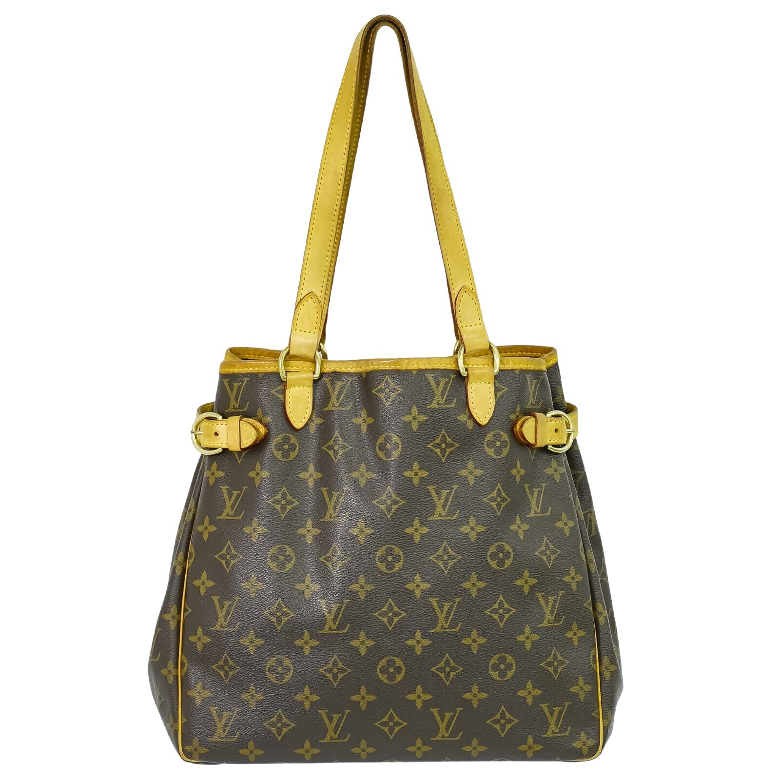 Louis Vuitton Batignolles, Brown, Canvas, tote