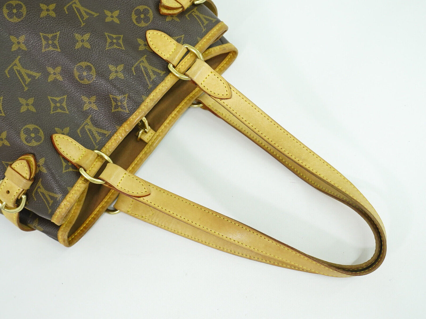 Louis Vuitton Batignolles, Brown, Canvas, tote