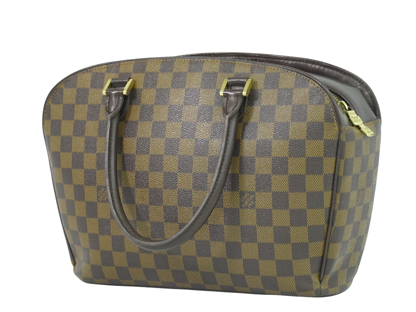 Louis Vuitton Sarria, Brown, Canvas, handbag