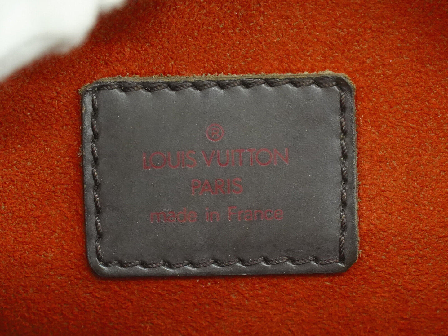 Louis Vuitton Sarria, Brown, Canvas, handbag