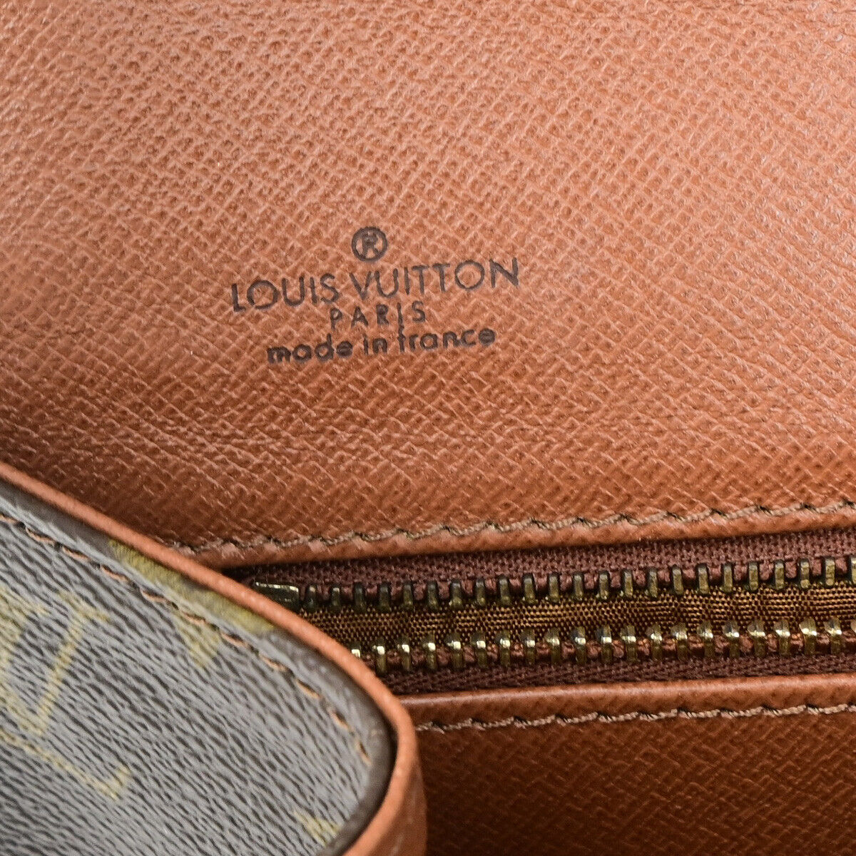 Louis Vuitton Pochette Dame, Brown, Canvas, clutch