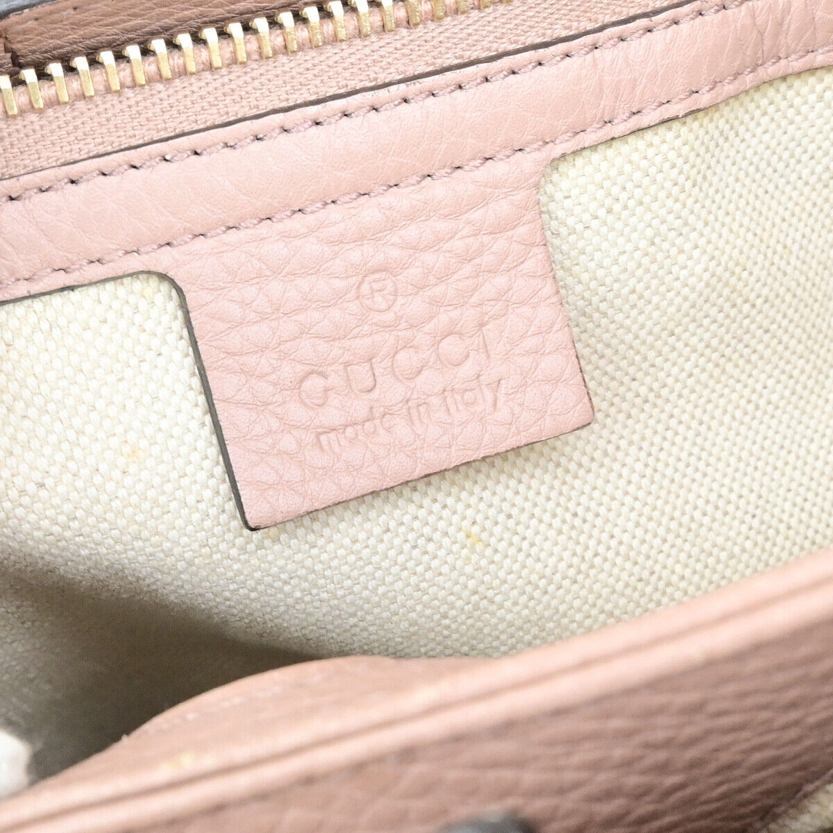 Gucci Bamboo, Pink, Leather, handbag