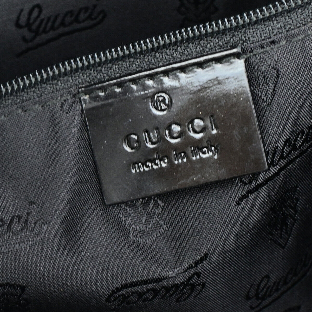 Gucci GG canvas, Black, Canvas, tote