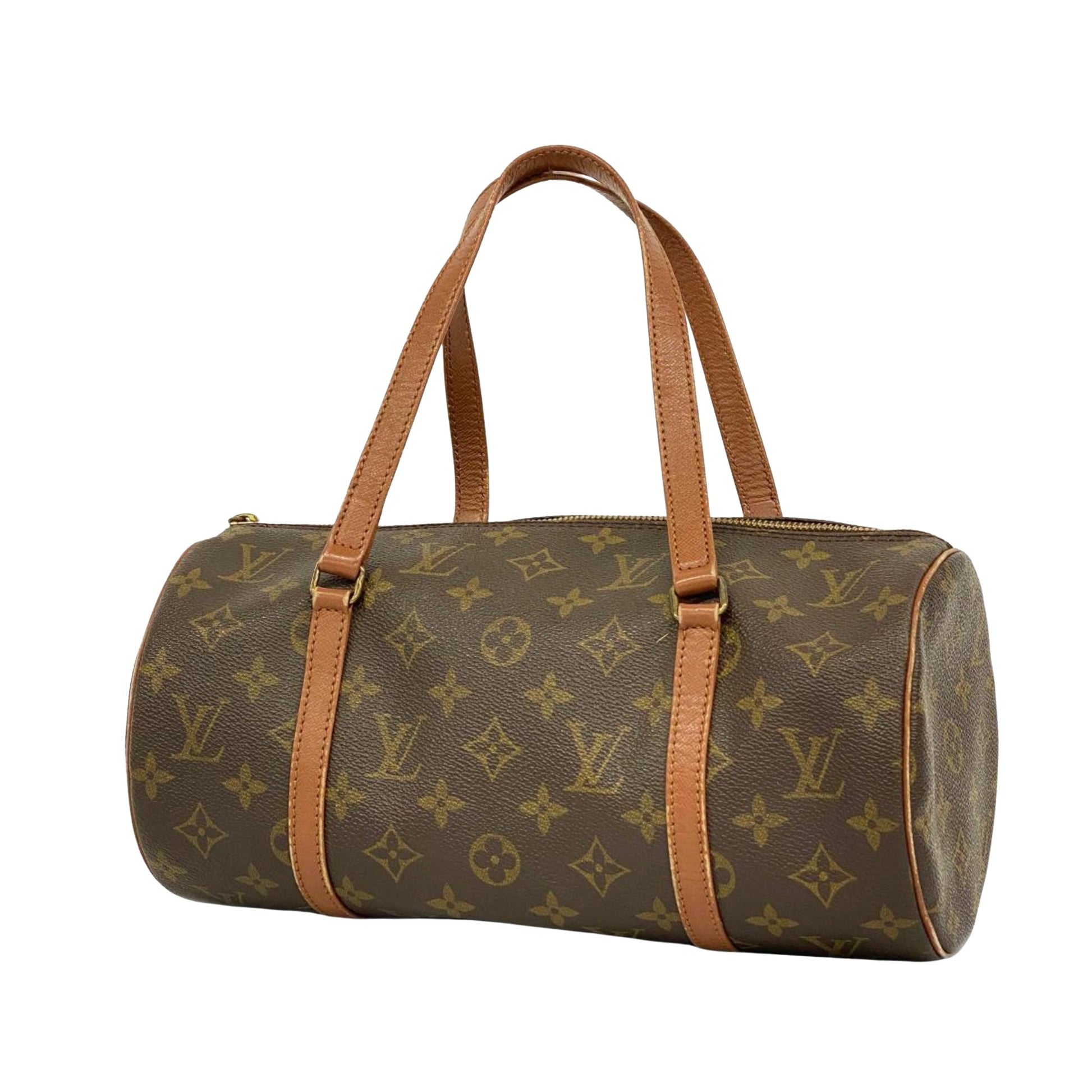 Louis Vuitton Papillon 30, Brown, Canvas, handbag