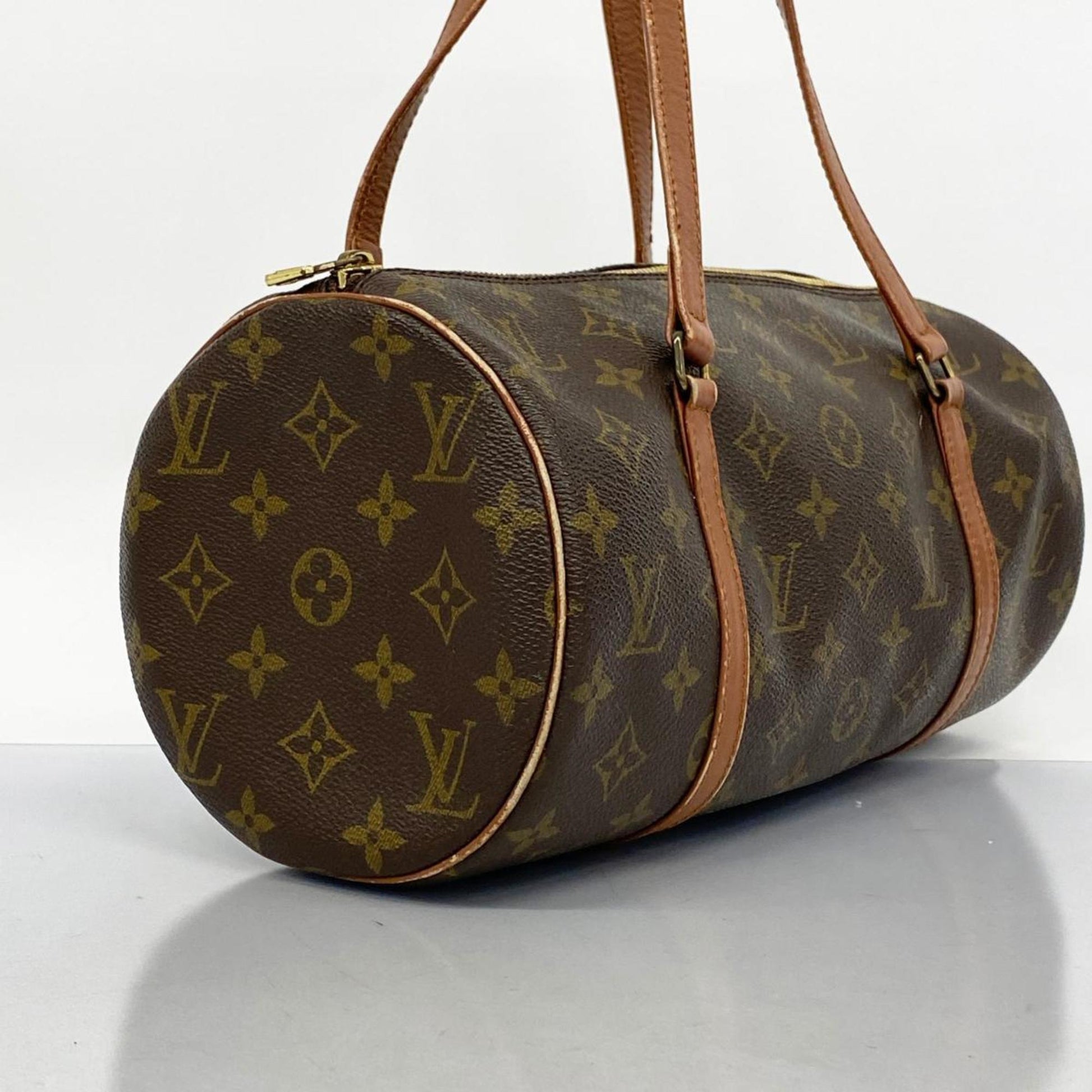 Louis Vuitton Papillon 30, Brown, Canvas, handbag