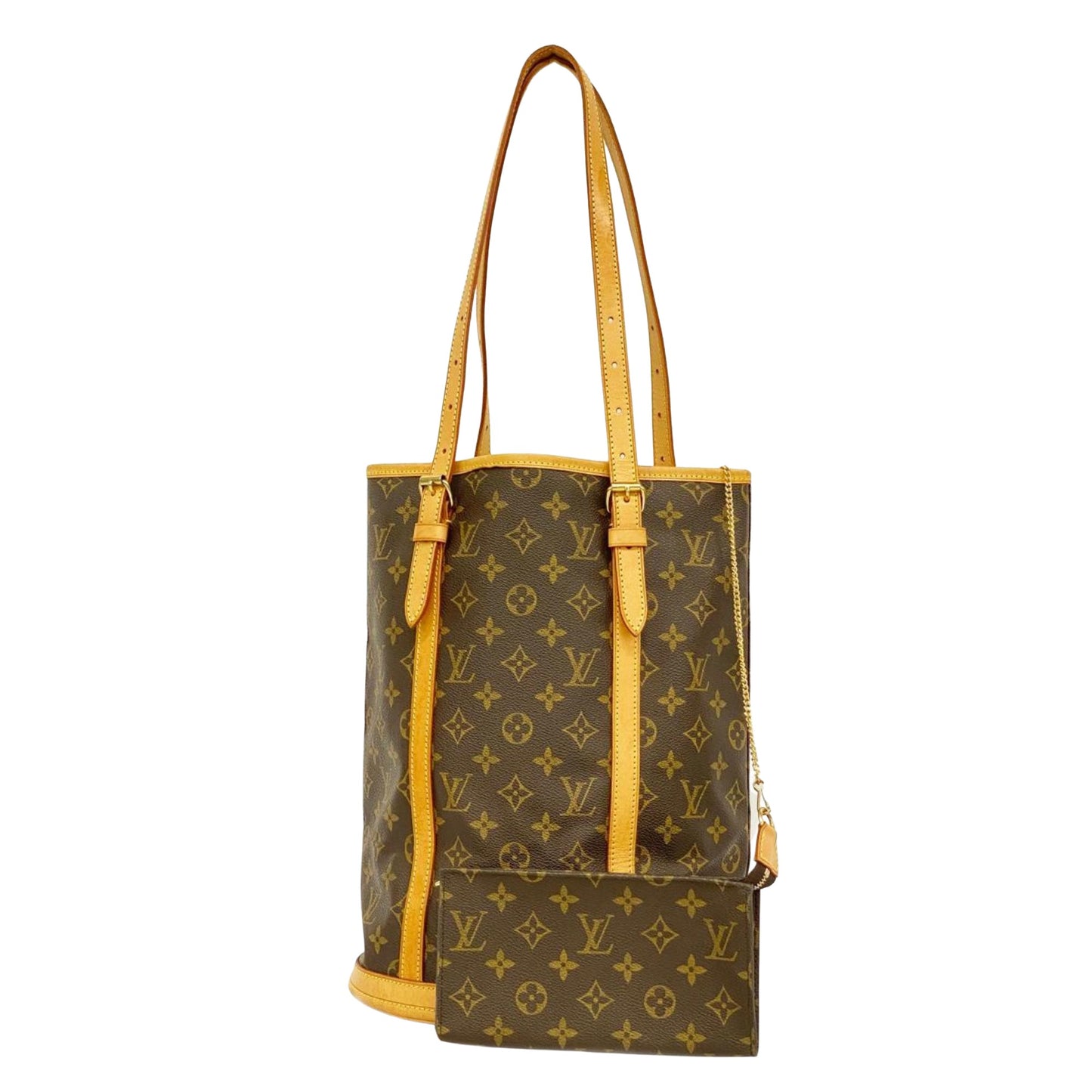 Louis Vuitton Bucket GM, Brown, Canvas, tote