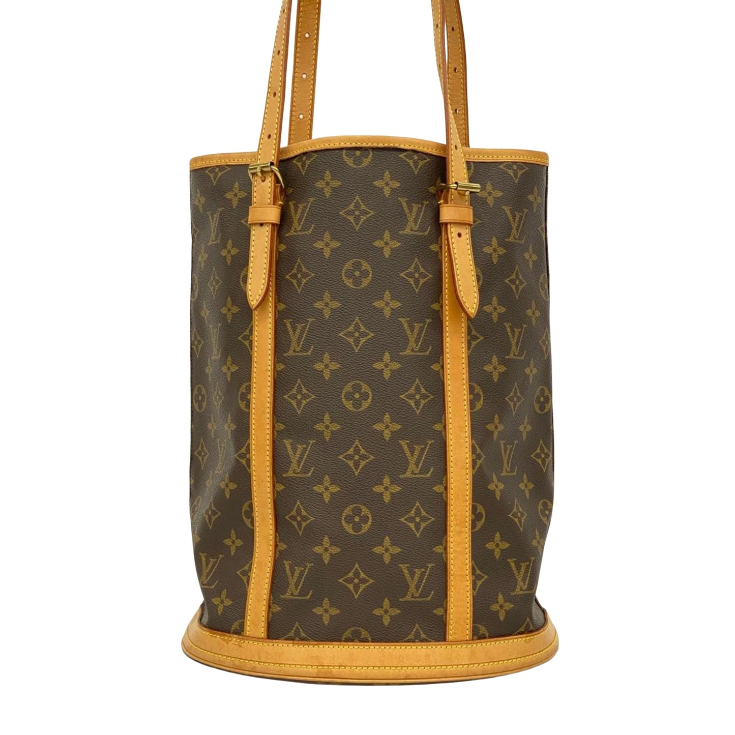 Louis Vuitton Bucket GM, Brown, Canvas, tote