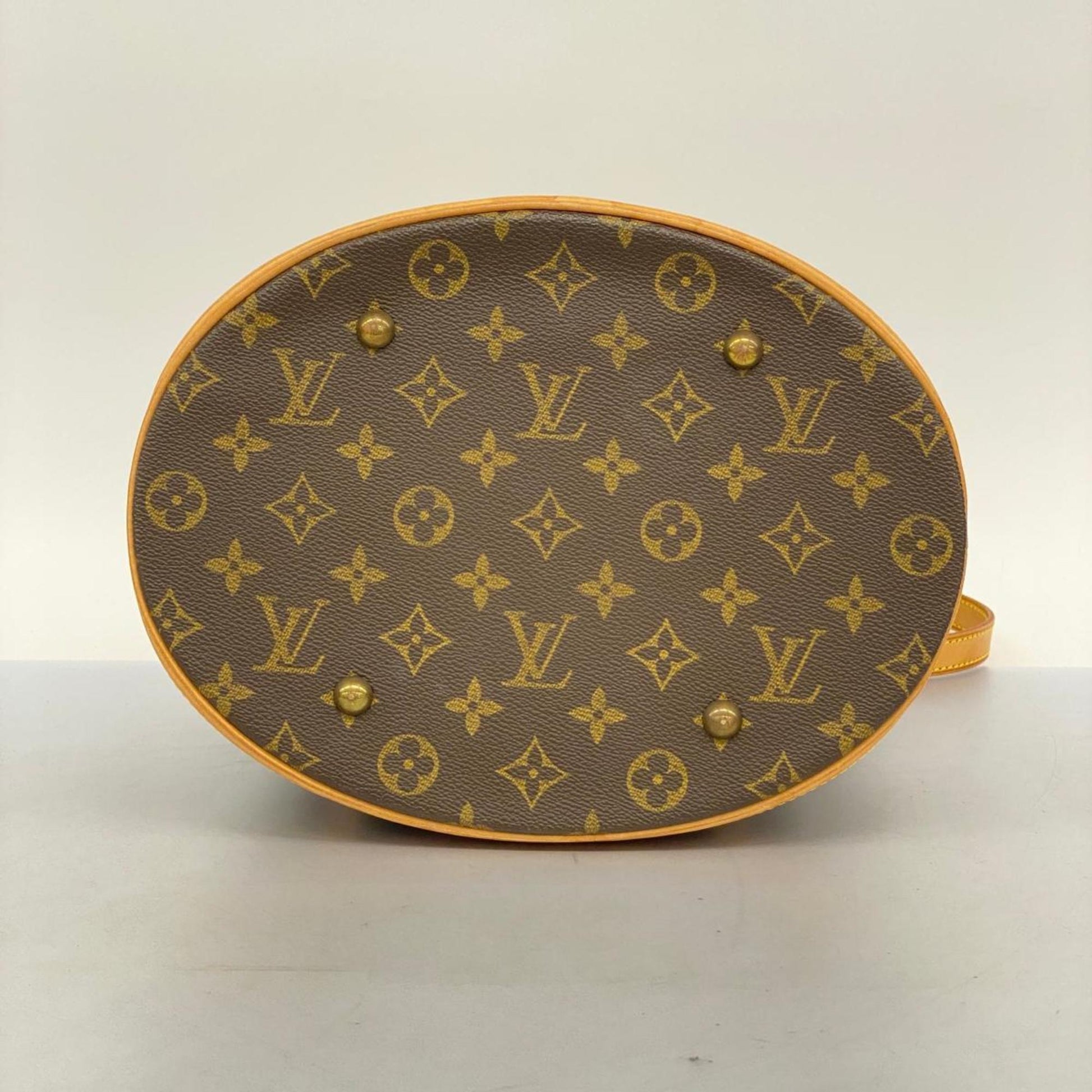 Louis Vuitton Bucket GM, Brown, Canvas, tote