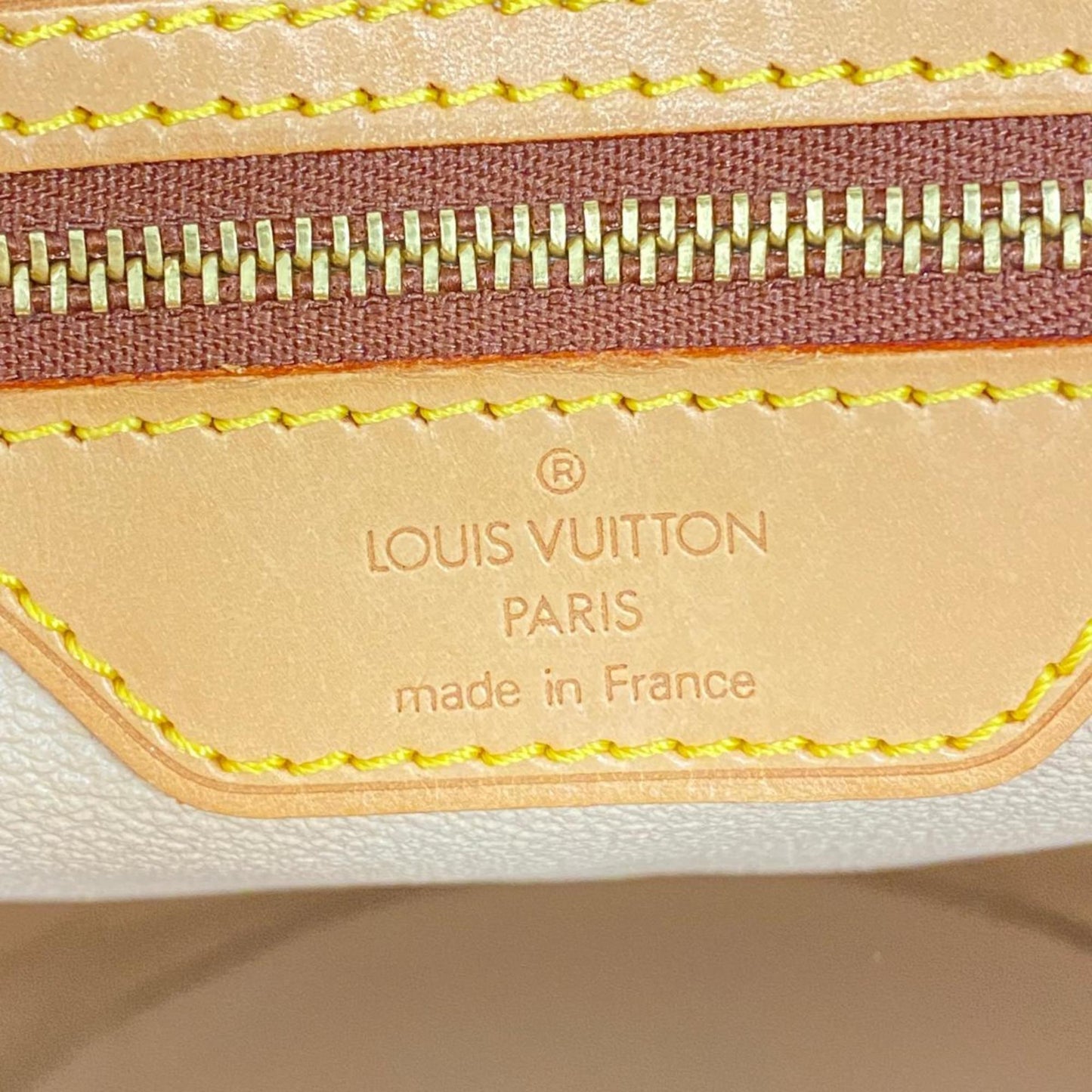 Louis Vuitton Bucket GM, Brown, Canvas, tote