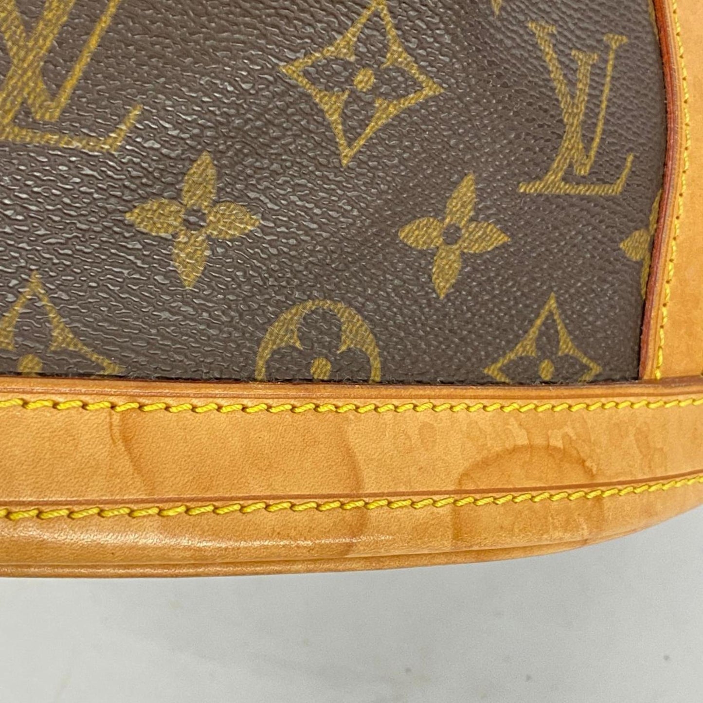 Louis Vuitton Bucket GM, Brown, Canvas, tote