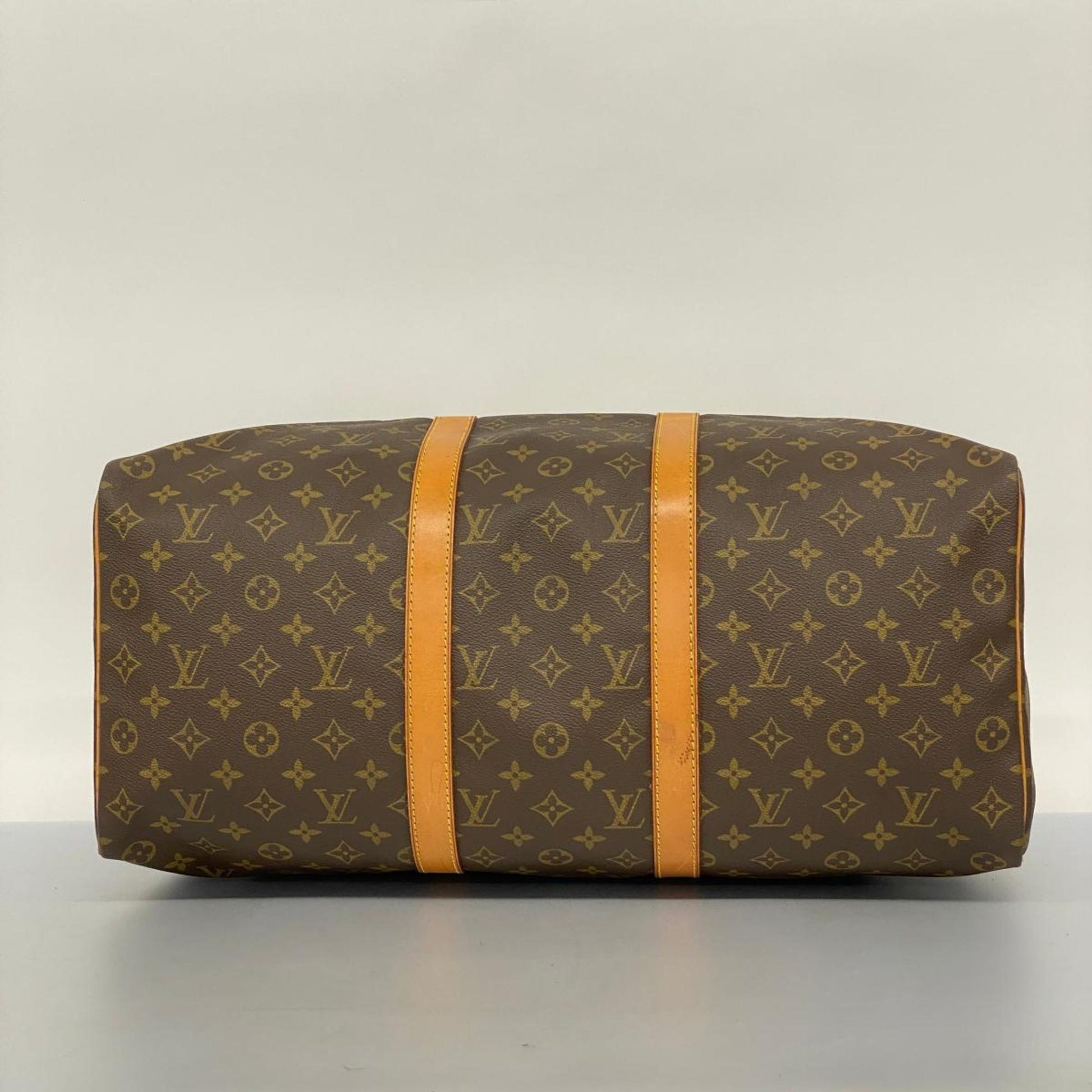 Louis Vuitton Keepall 50, Brown, Canvas, travel