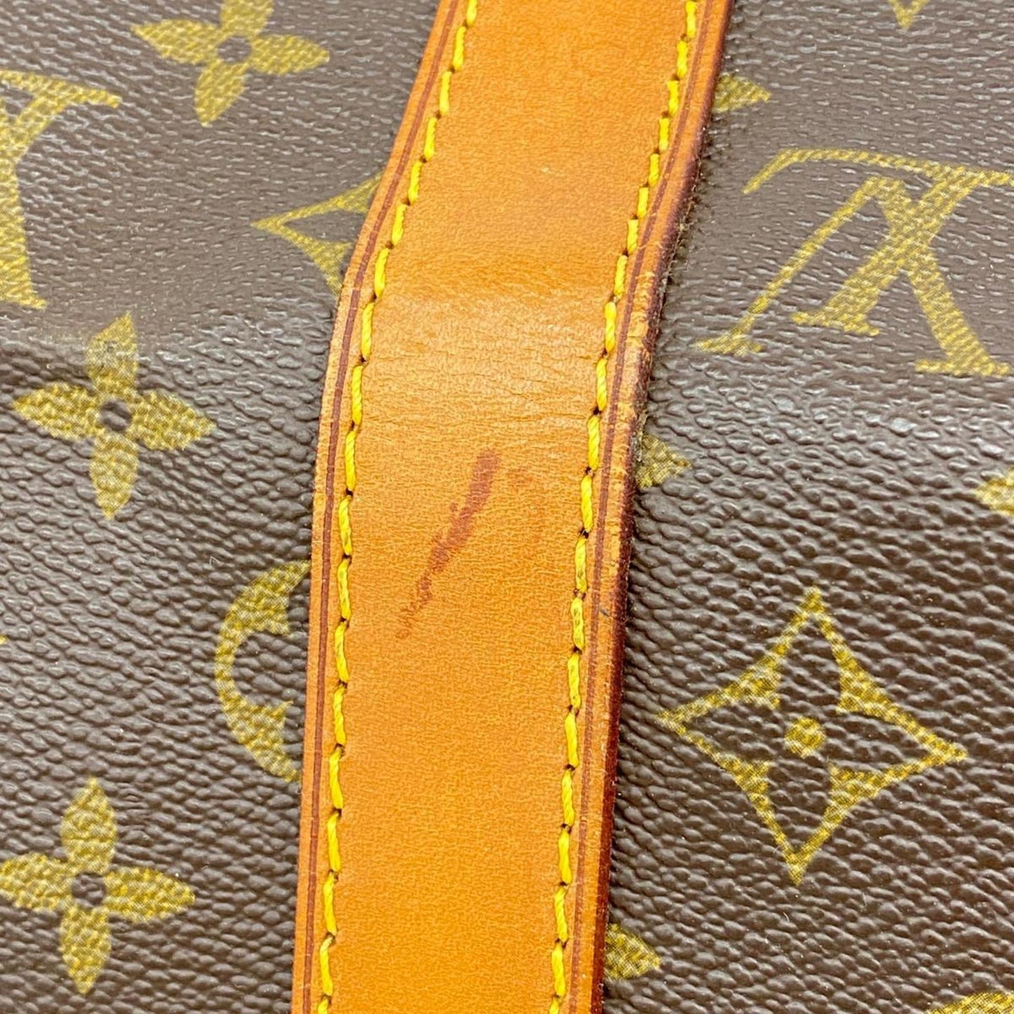 Louis Vuitton Keepall 50, Brown, Canvas, travel