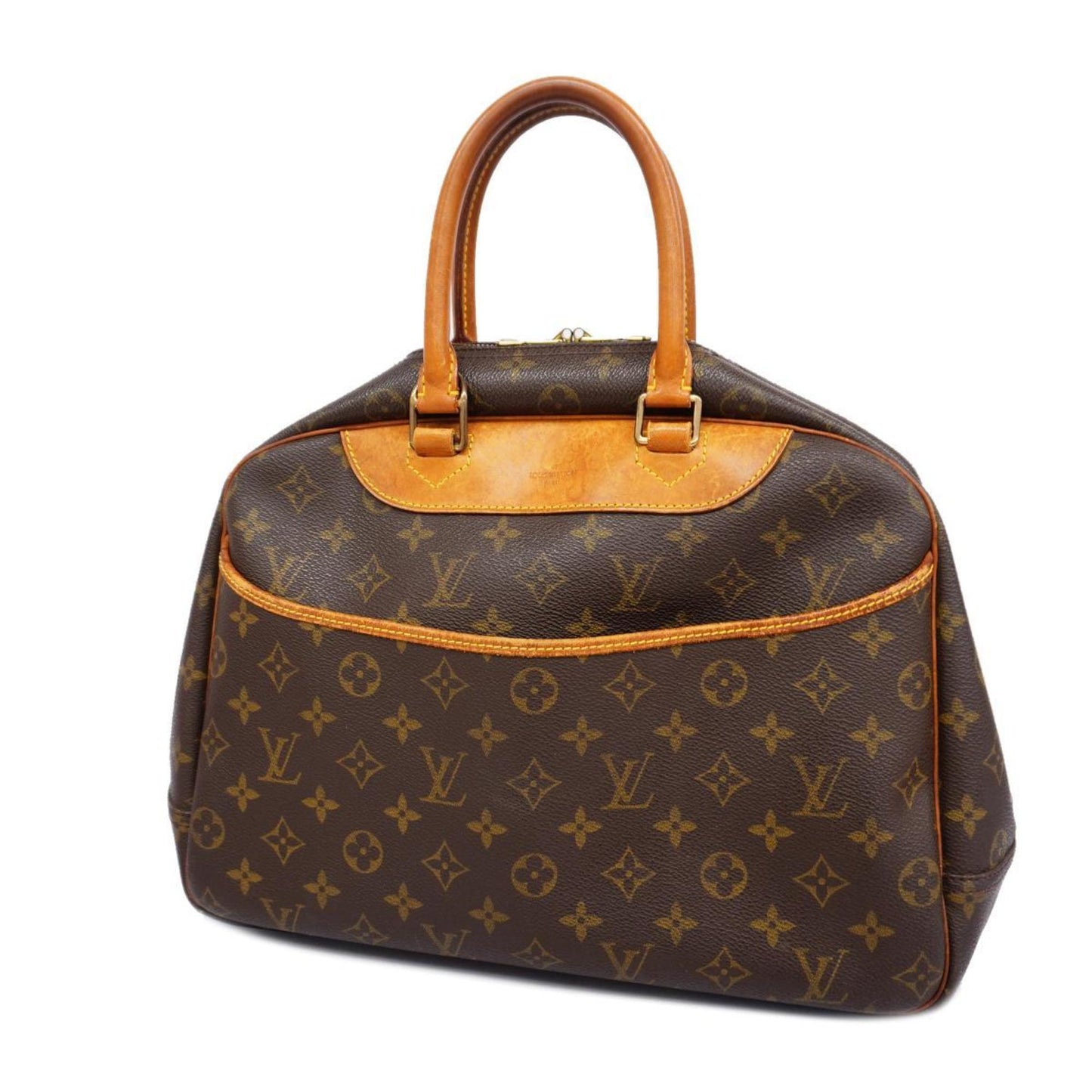 Louis Vuitton Deauville, Brown, Canvas, handbag