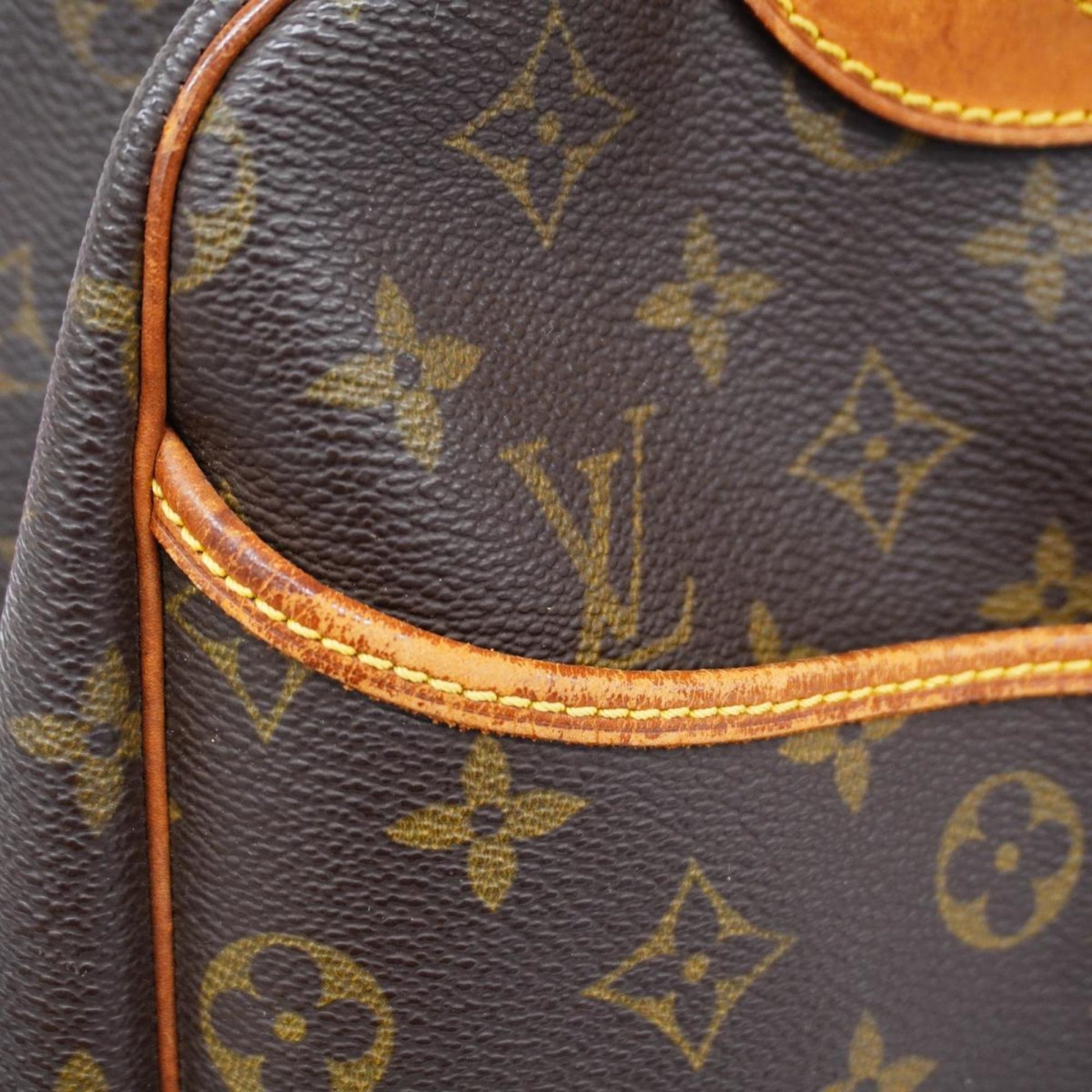 Louis Vuitton Deauville, Brown, Canvas, handbag