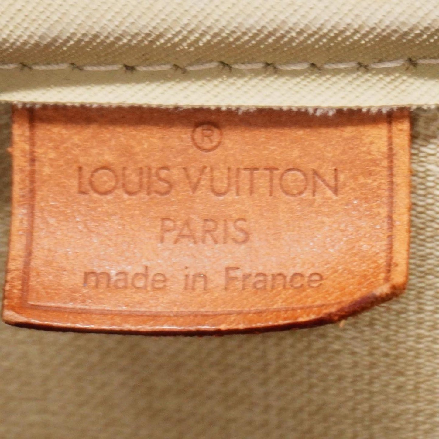 Louis Vuitton Deauville, Brown, Canvas, handbag