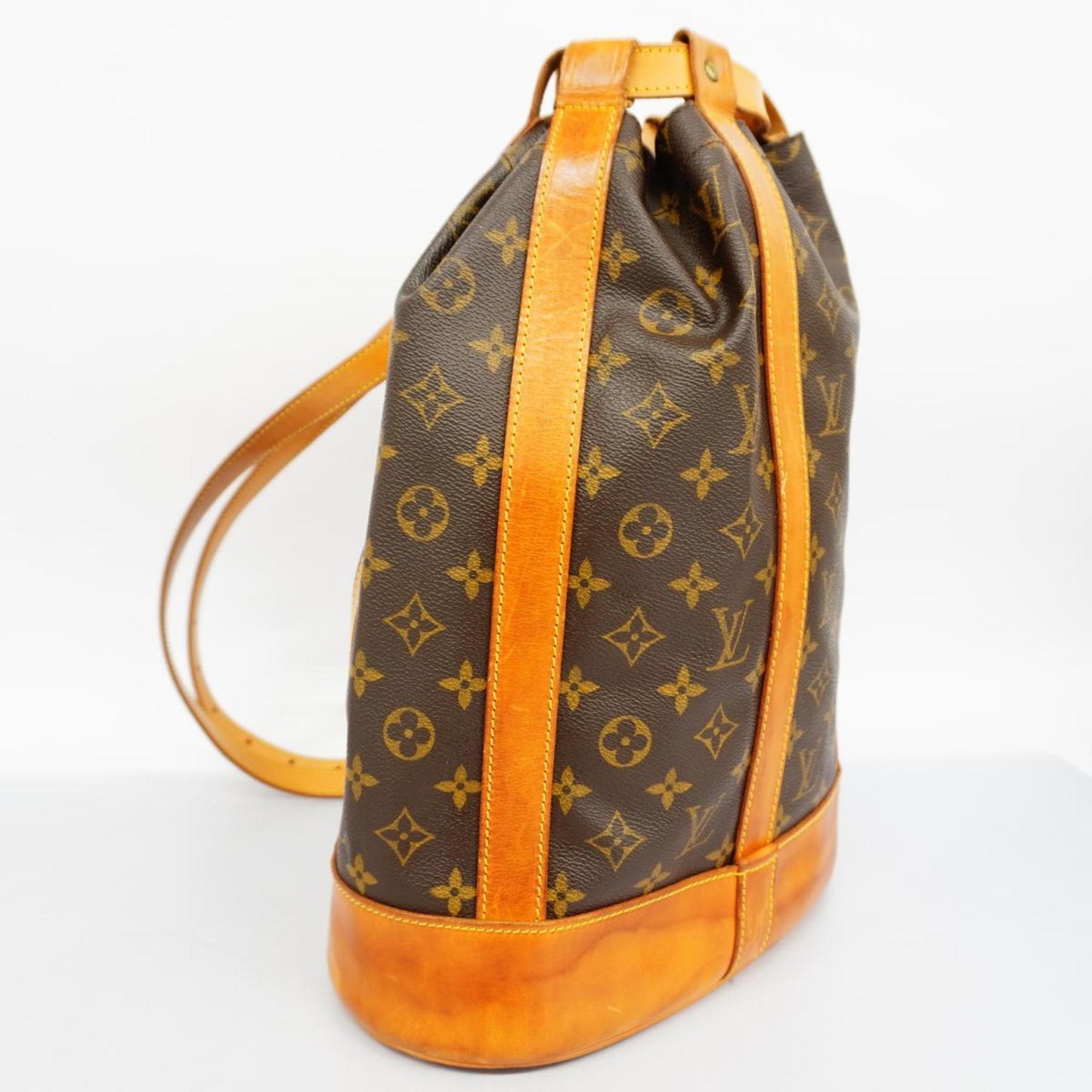 Louis Vuitton Randonnée, Brown, Canvas, shoulder