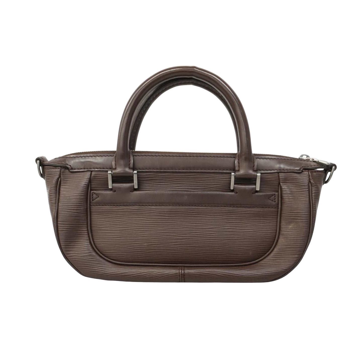 Louis Vuitton Danura, Brown, Leather, handbag