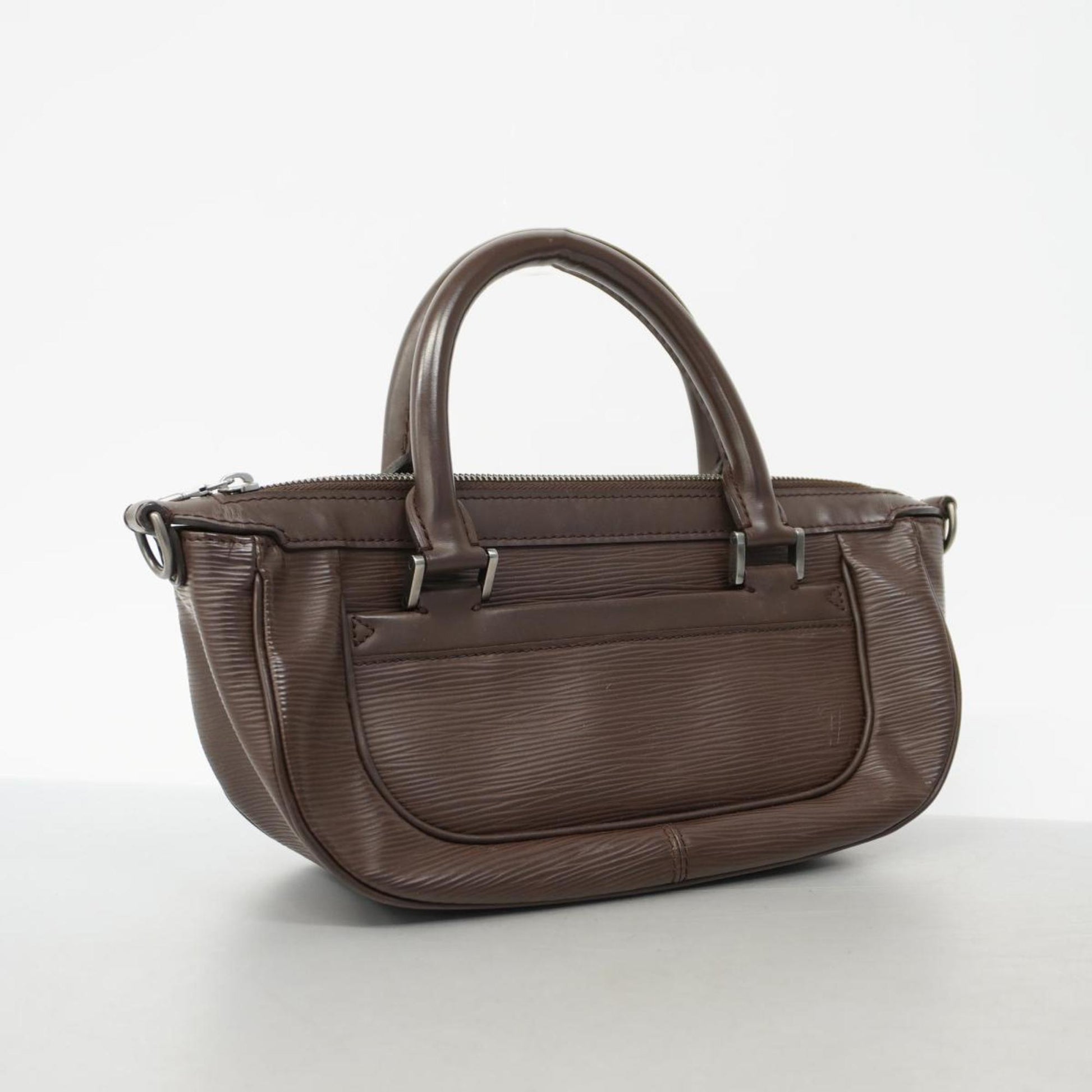 Louis Vuitton Danura, Brown, Leather, handbag