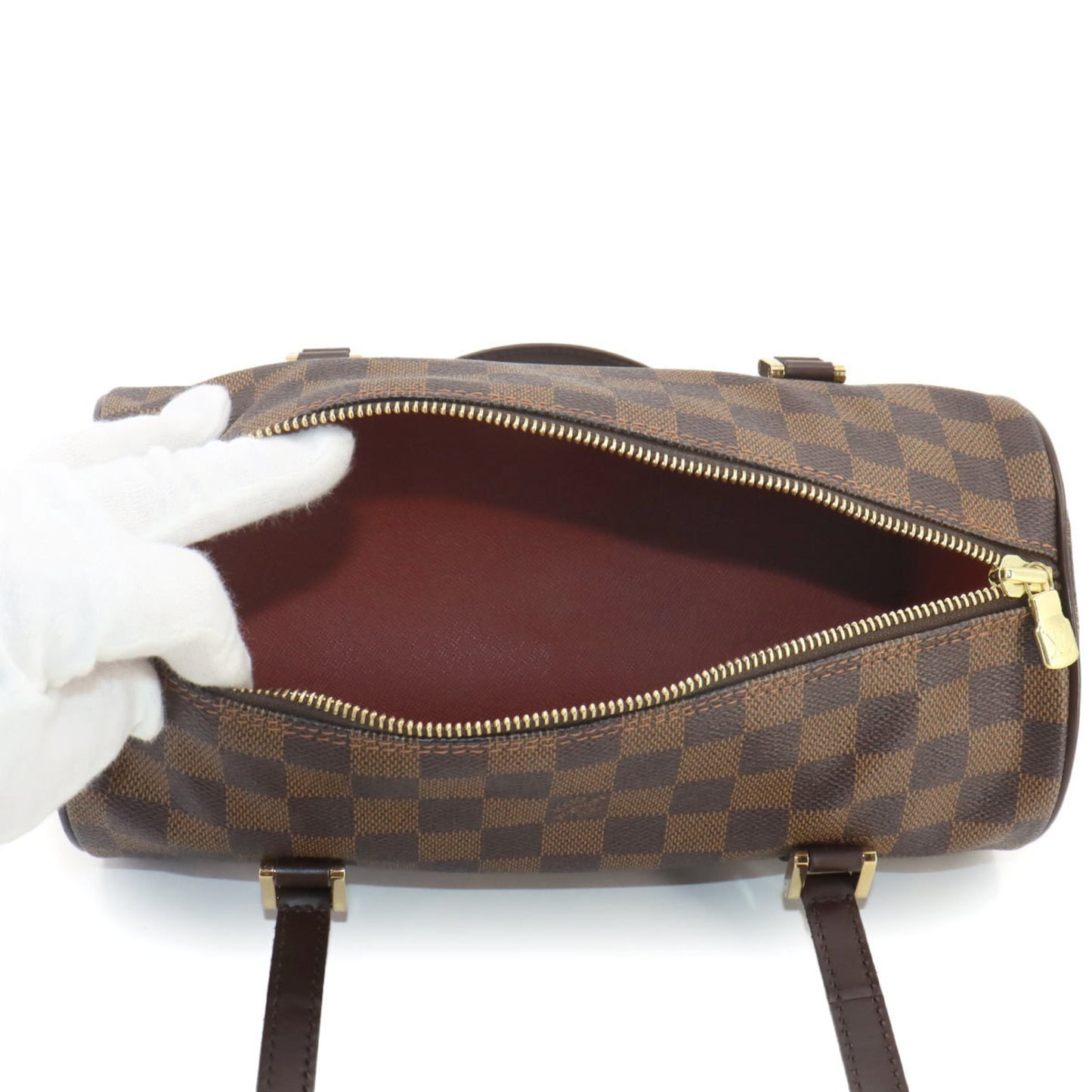 Louis Vuitton Papillon, Brown, Canvas, handbag