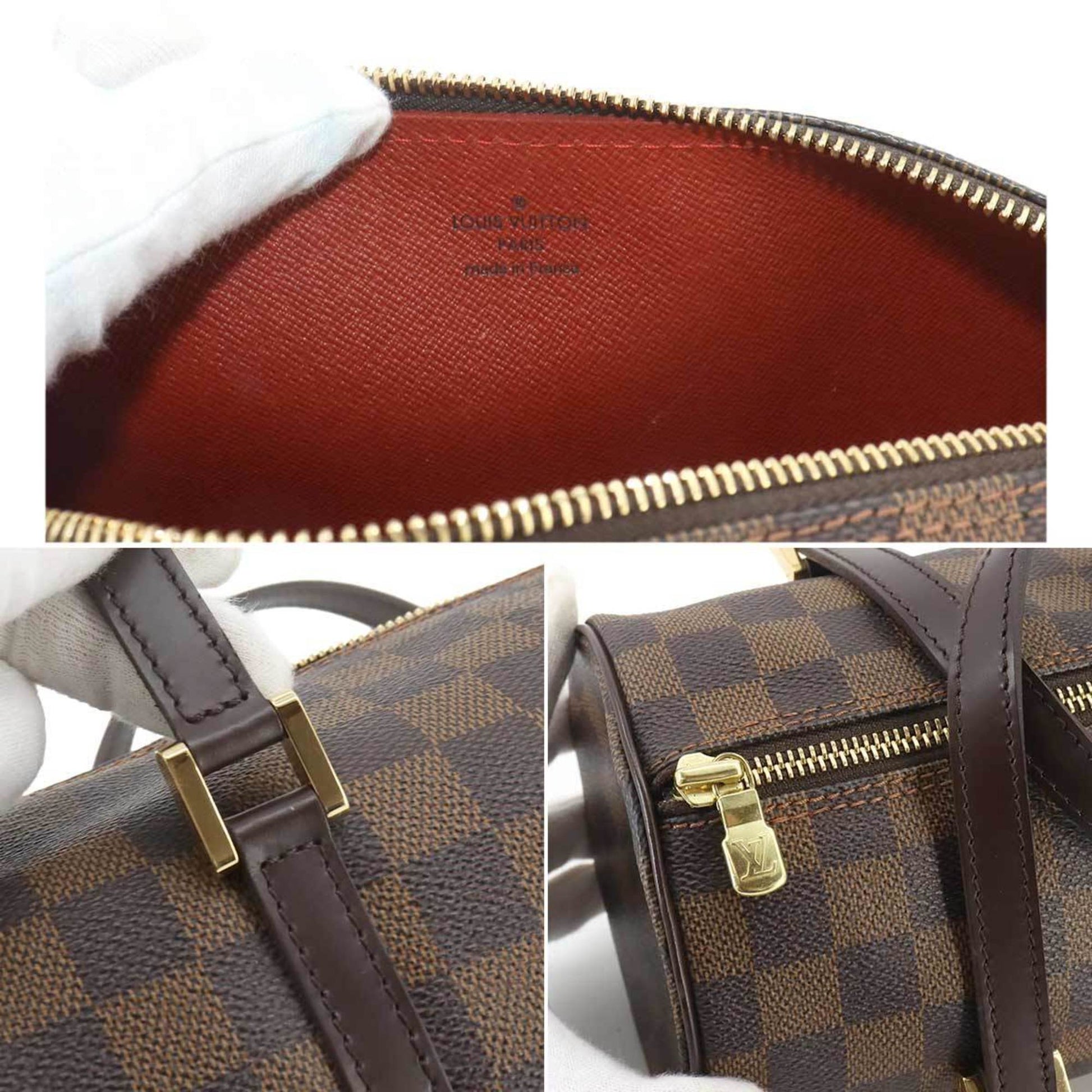 Louis Vuitton Papillon, Brown, Canvas, handbag