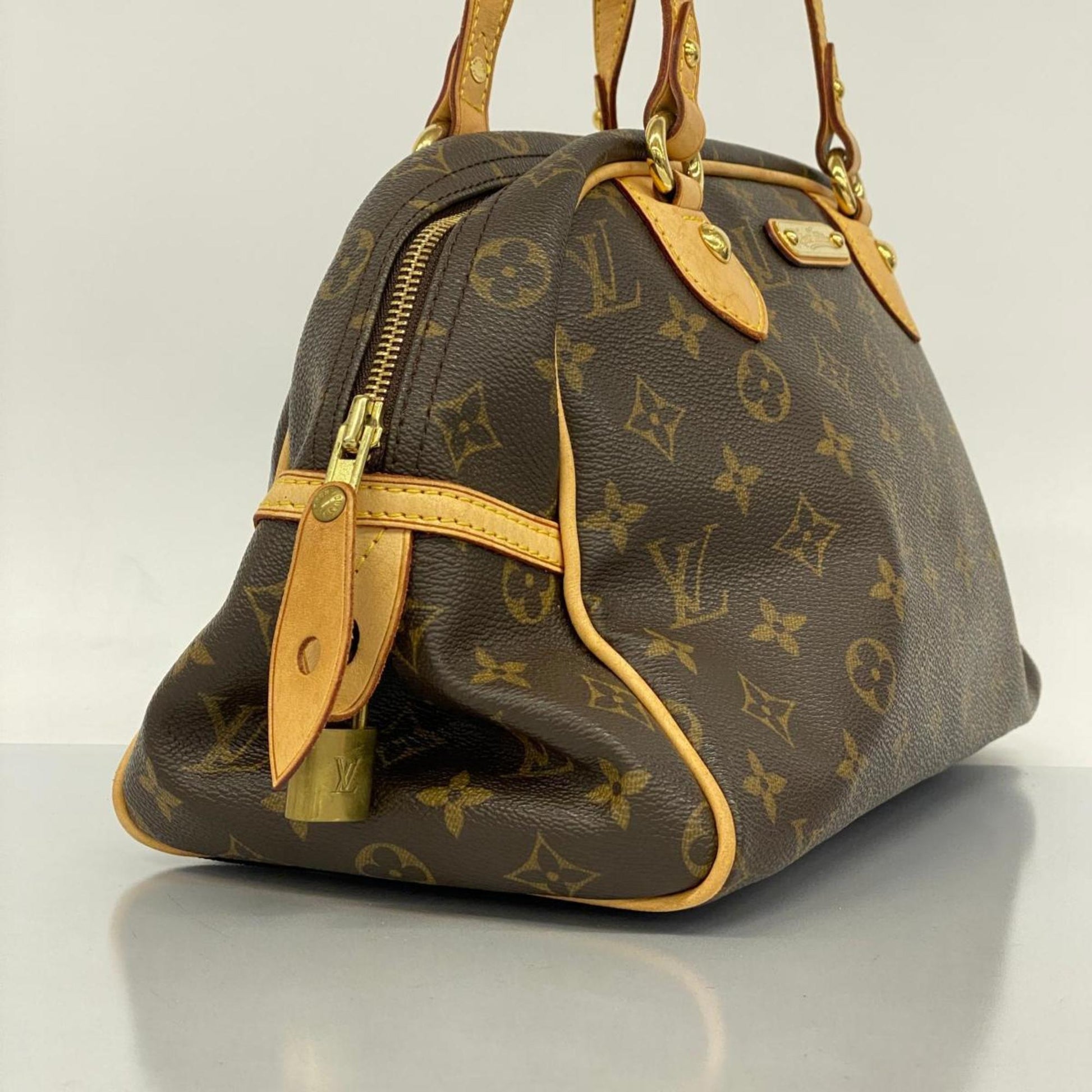 Louis Vuitton Montorgueil, Brown, Canvas, shoulder