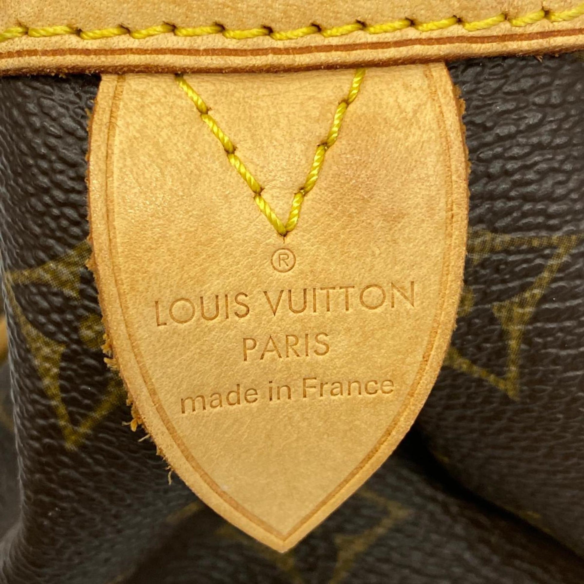 Louis Vuitton Montorgueil, Brown, Canvas, shoulder