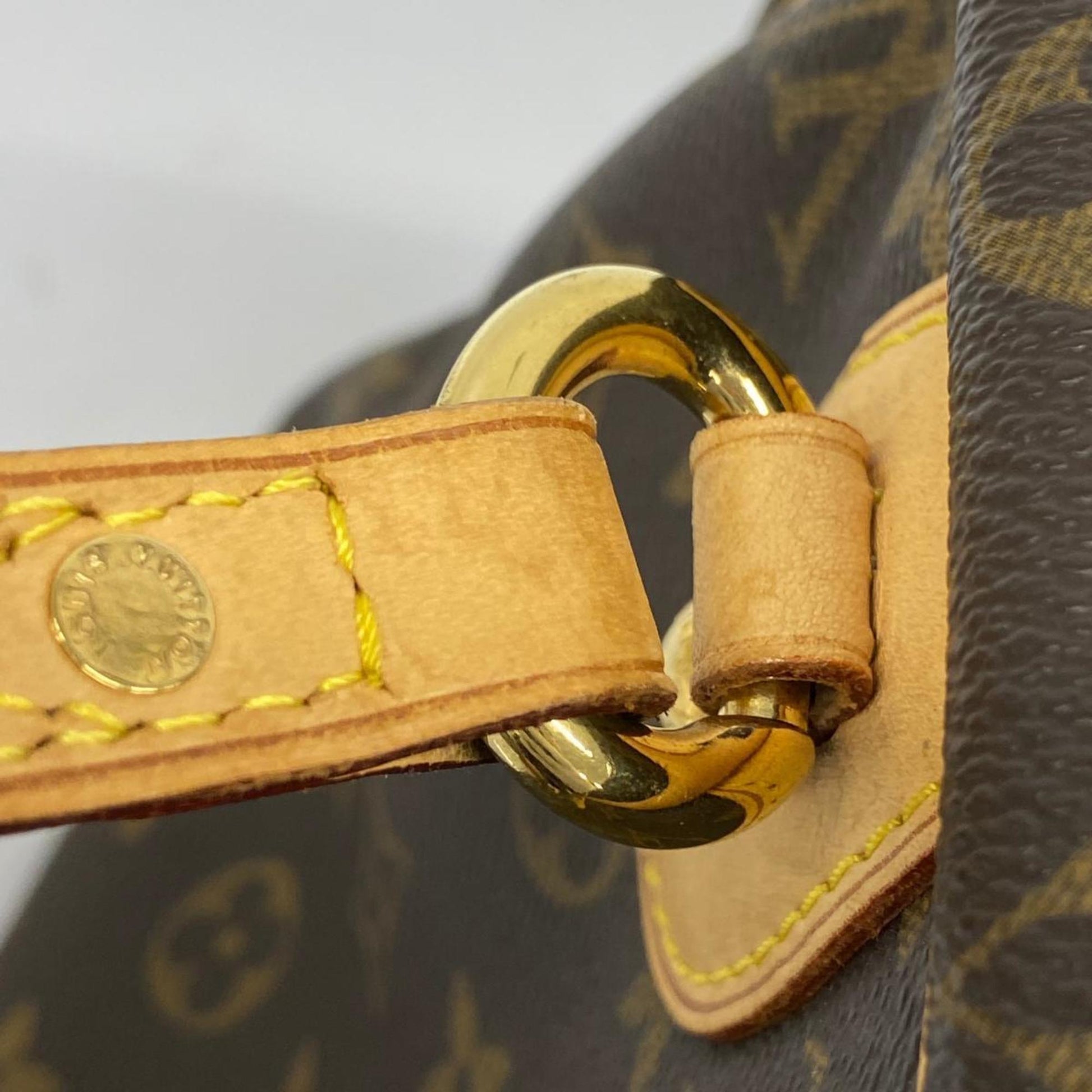 Louis Vuitton Montorgueil, Brown, Canvas, shoulder