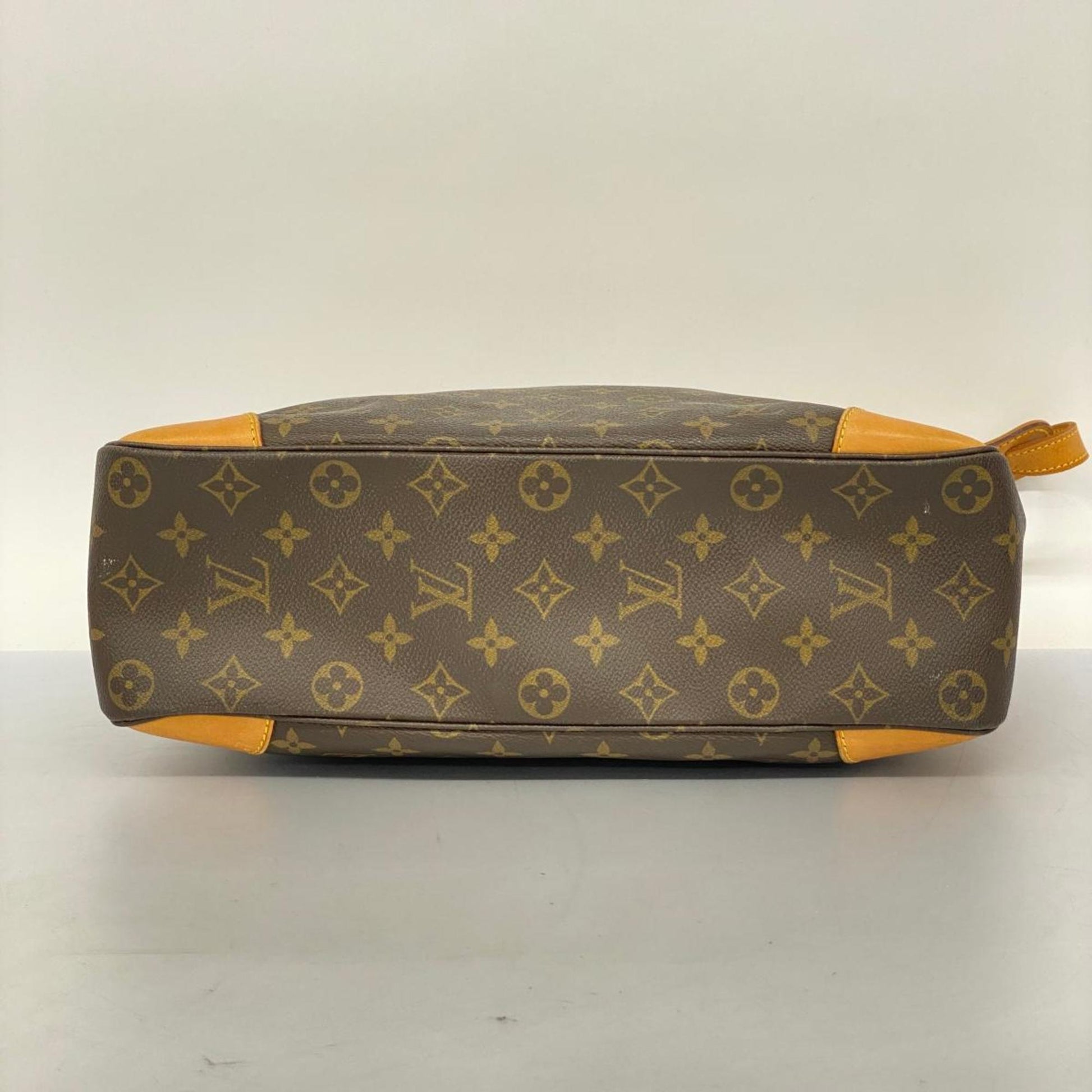 Louis Vuitton Boulogne, Brown, Canvas, shoulder